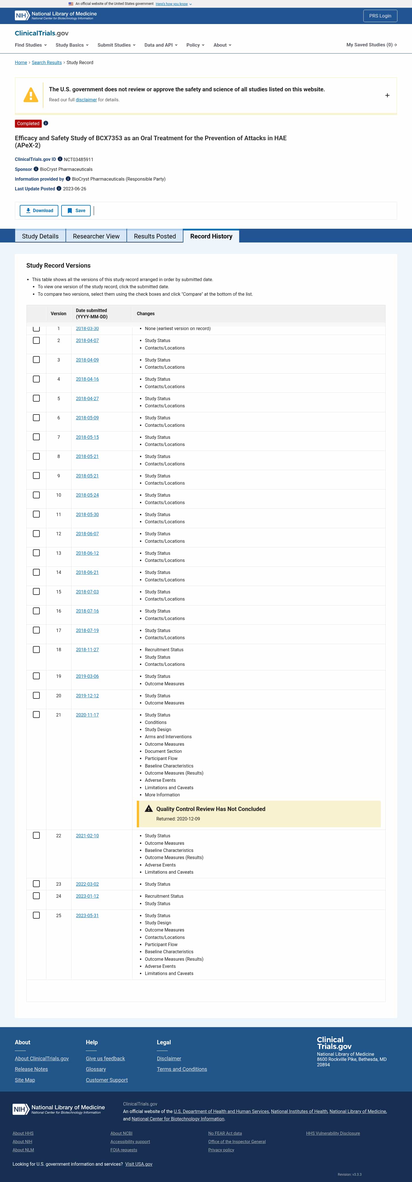 Latest website image capture
