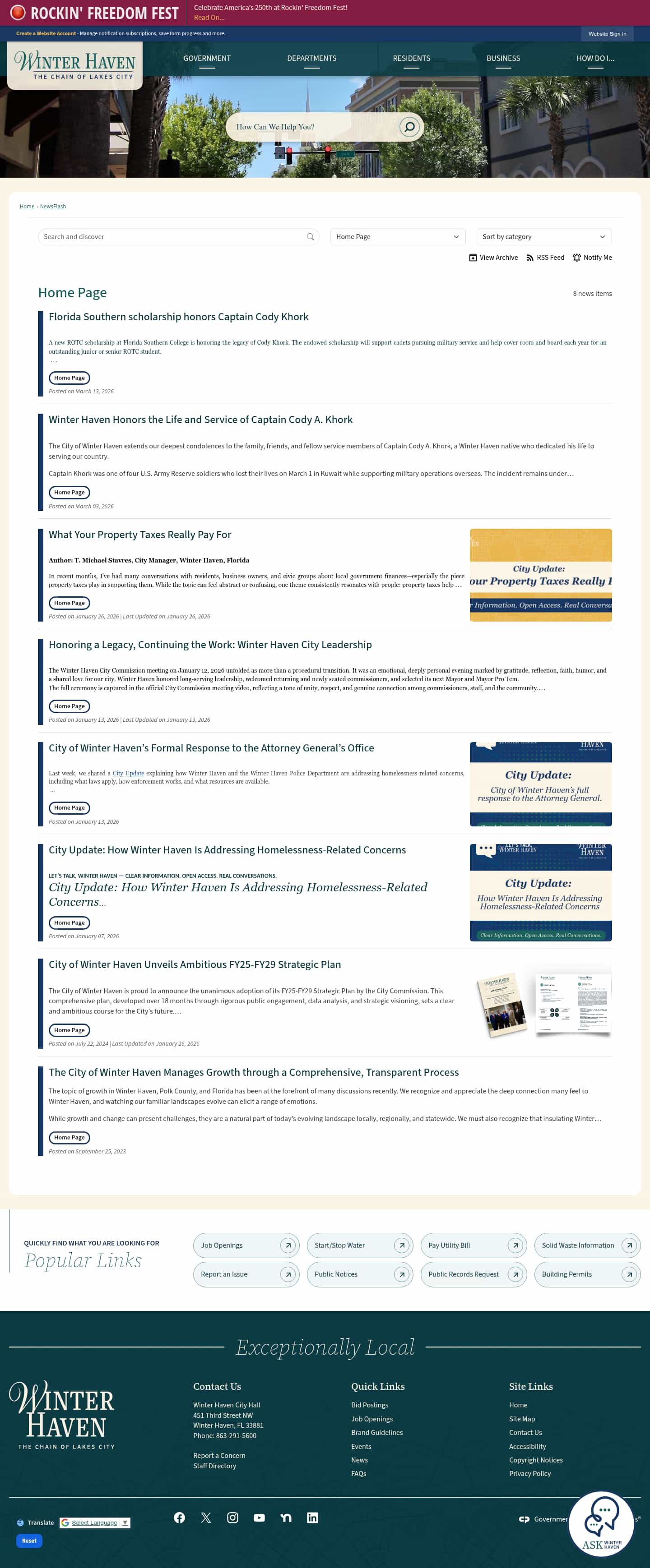 Latest website image capture