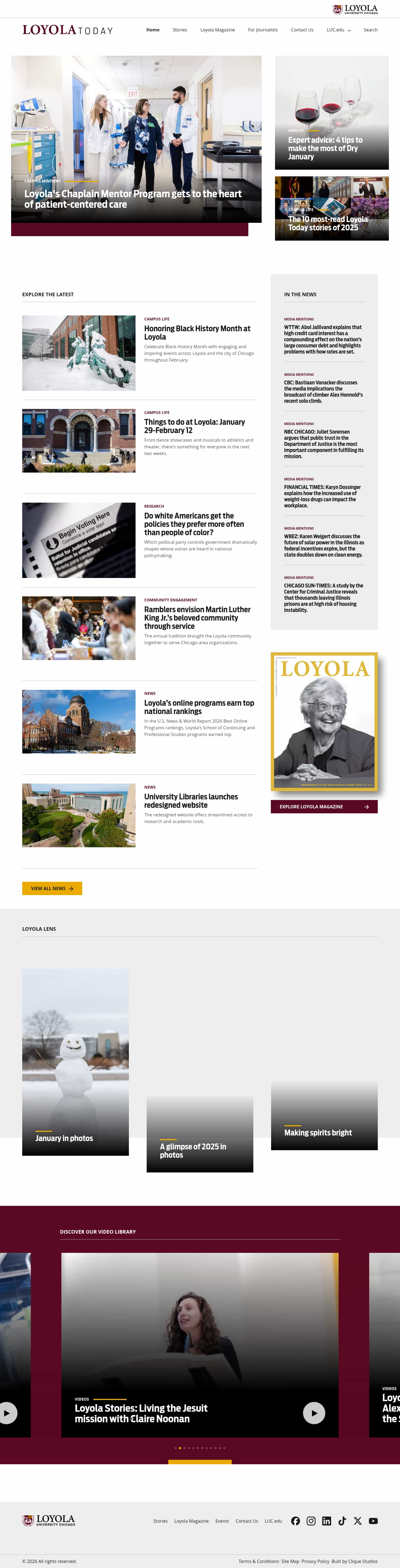 Latest website image capture