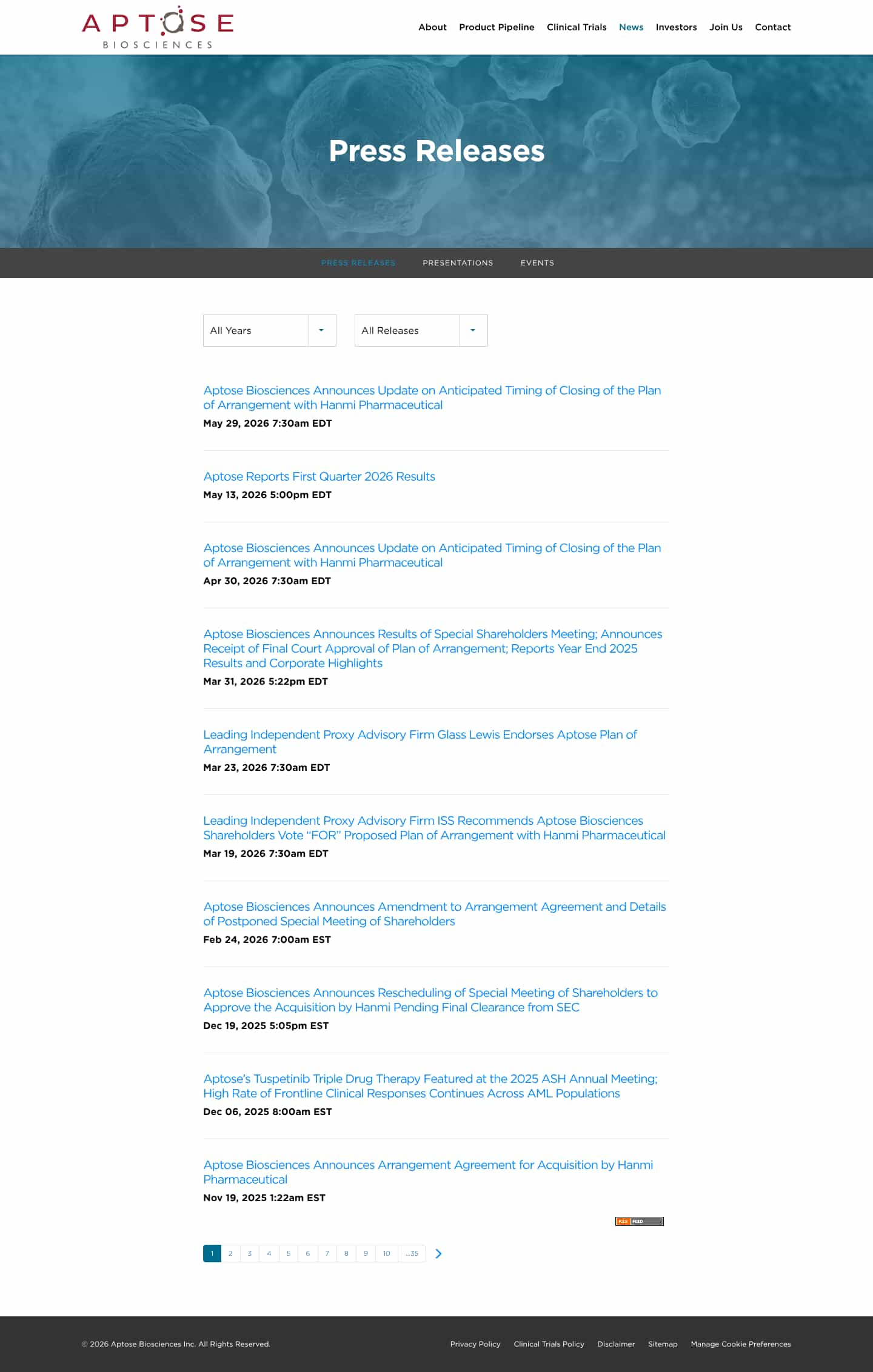 Latest website image capture
