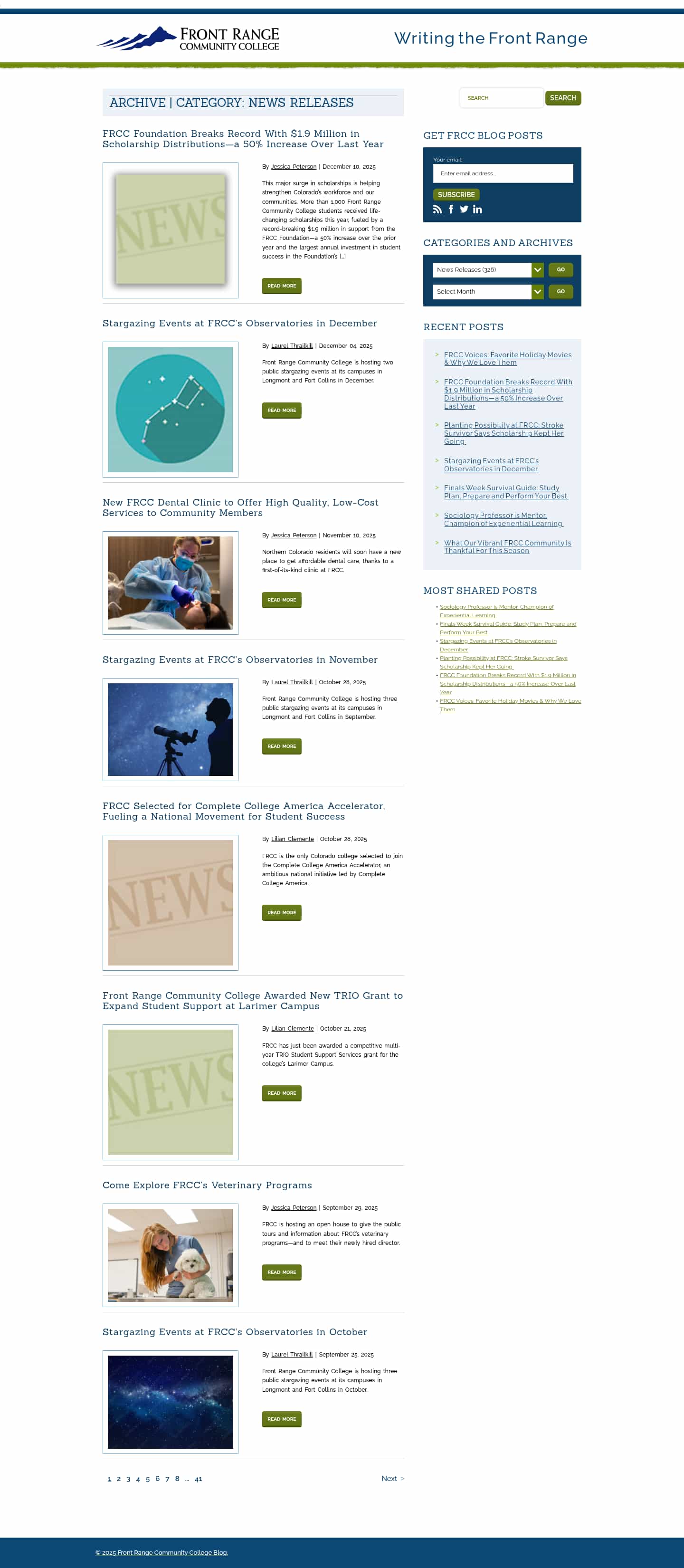 Latest website image capture