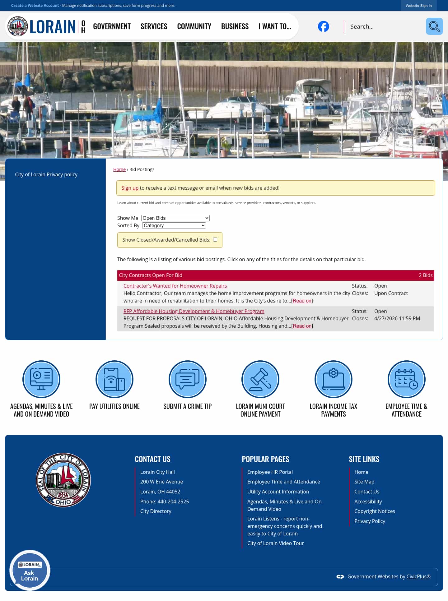 Latest website image capture