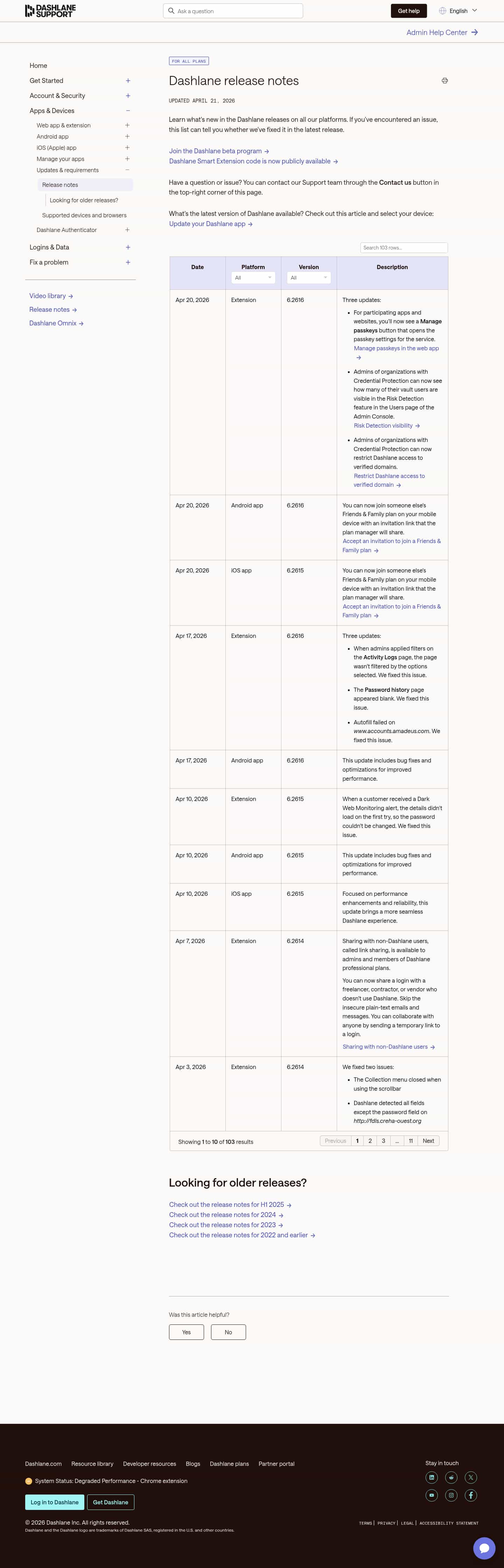 Latest website image capture