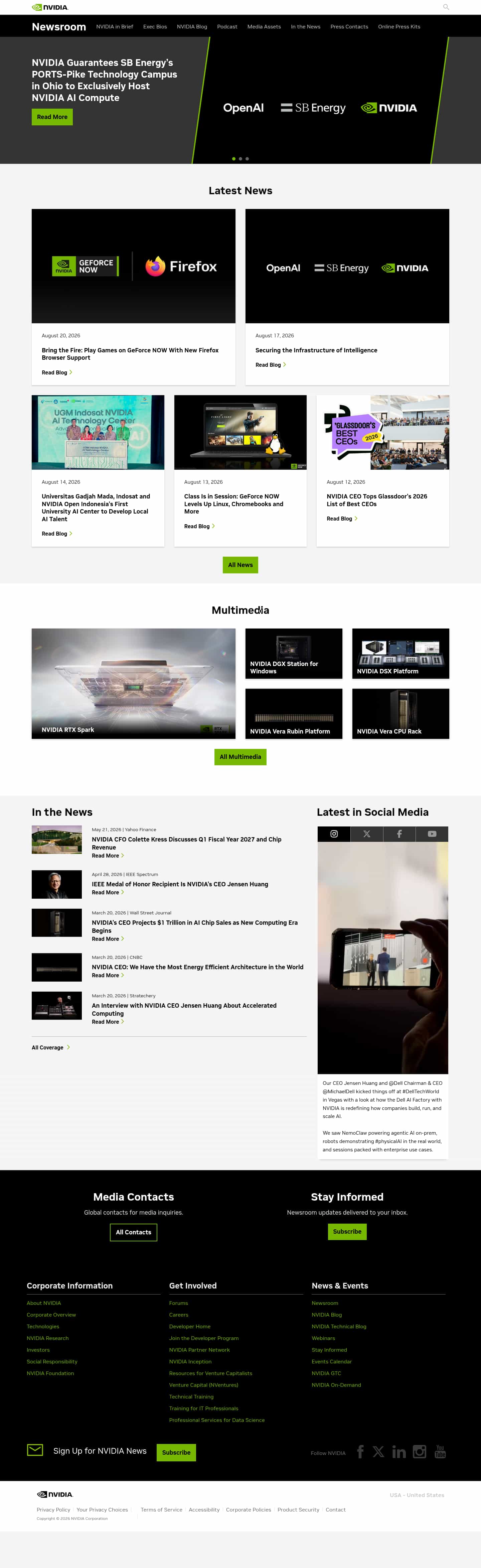 Latest website image capture