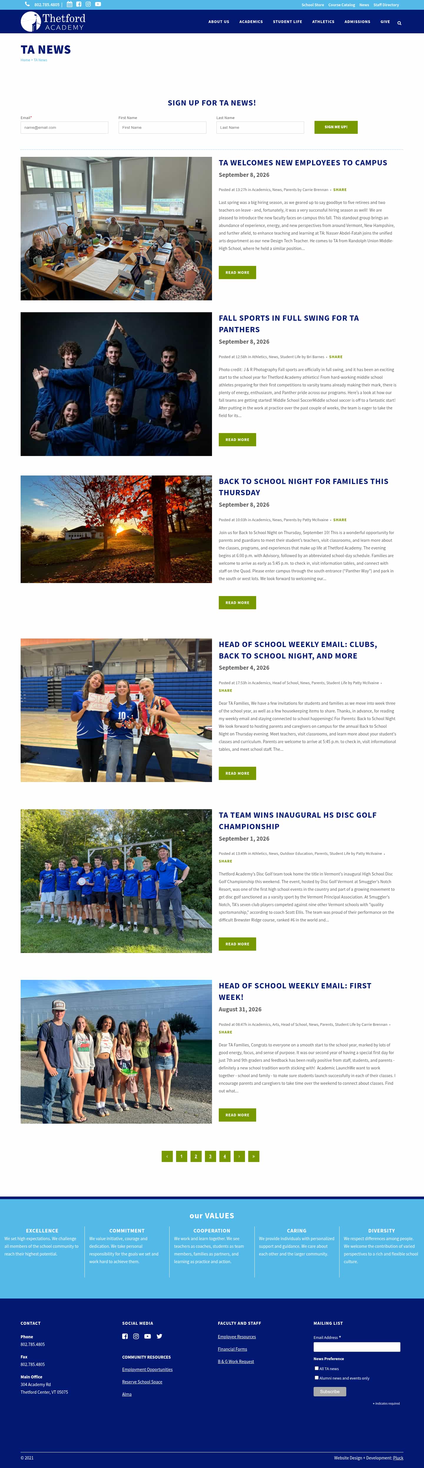 Latest website image capture