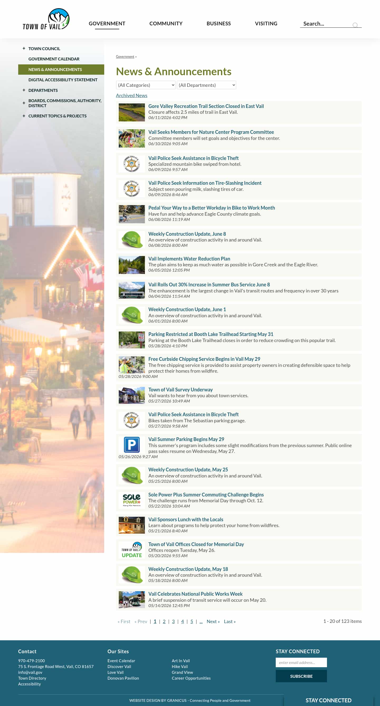 Latest website image capture