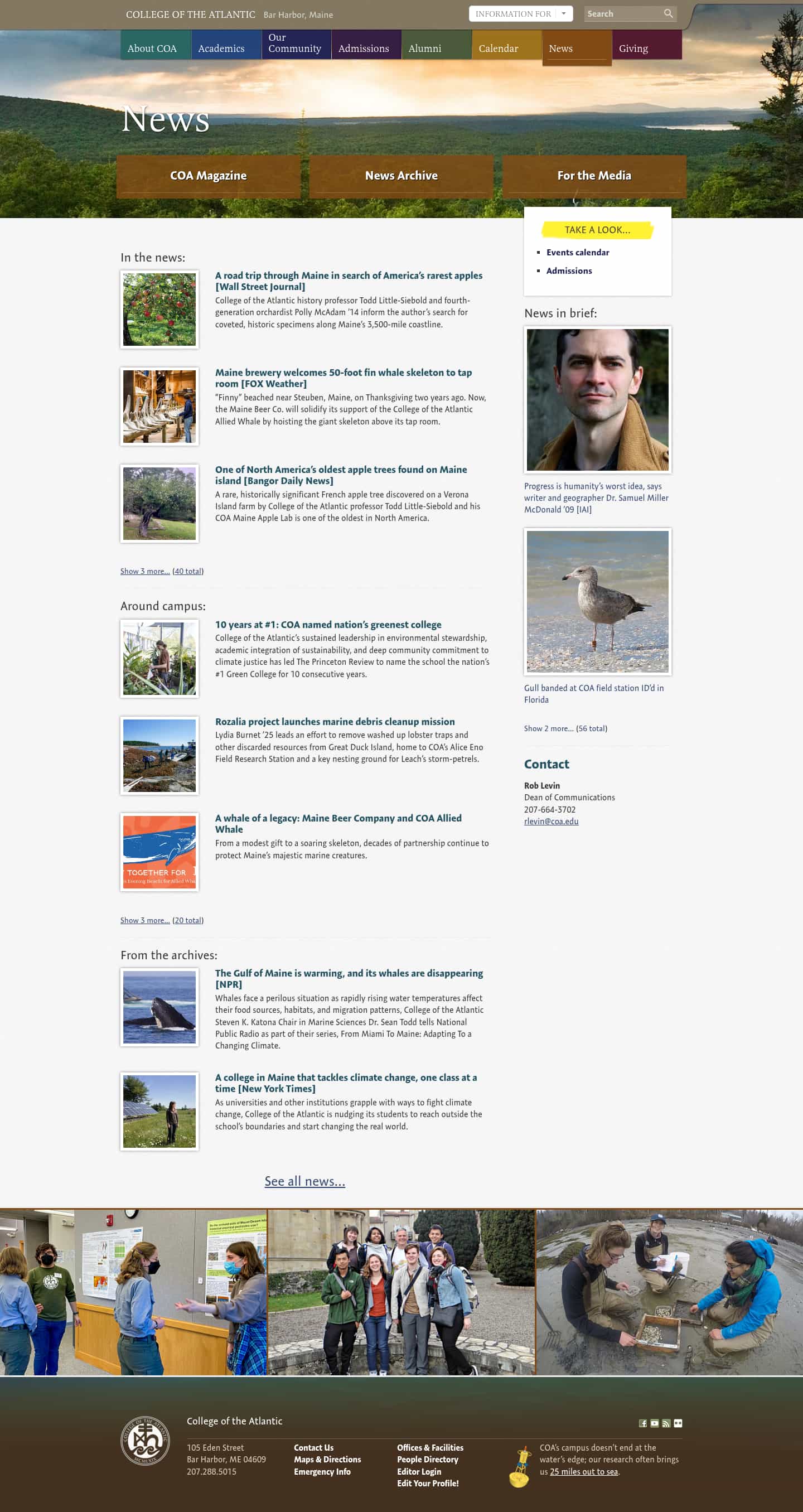 Latest website image capture