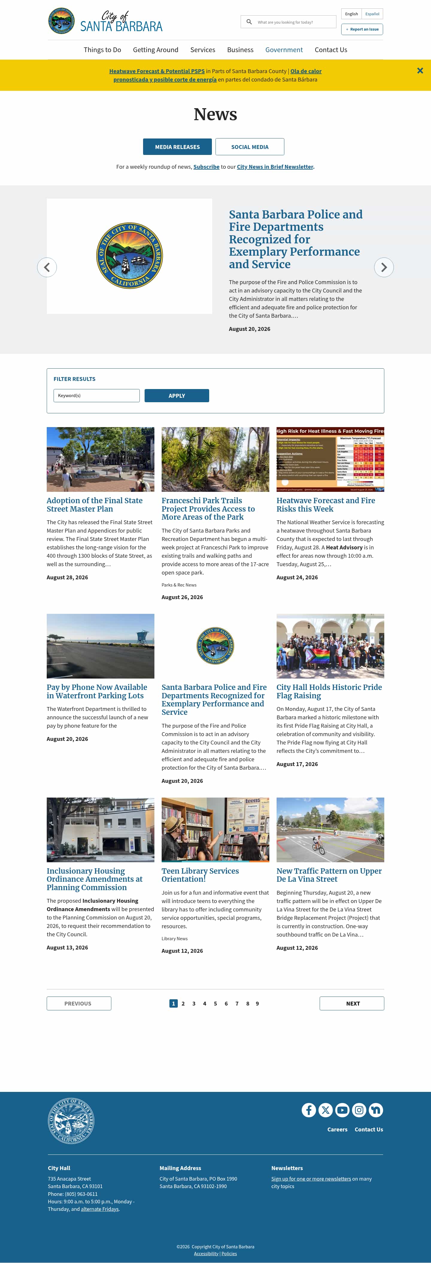 Latest website image capture