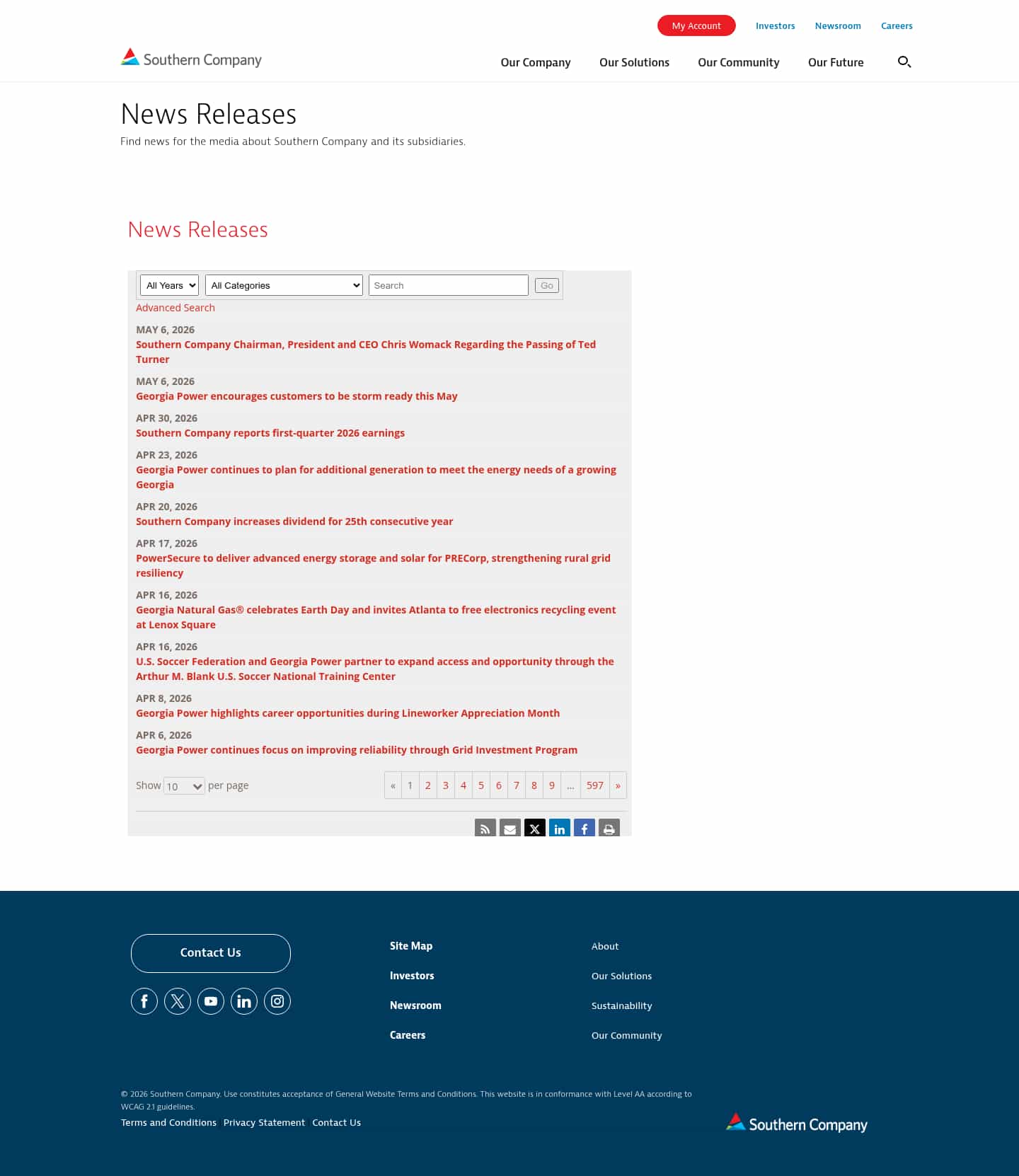 Latest website image capture