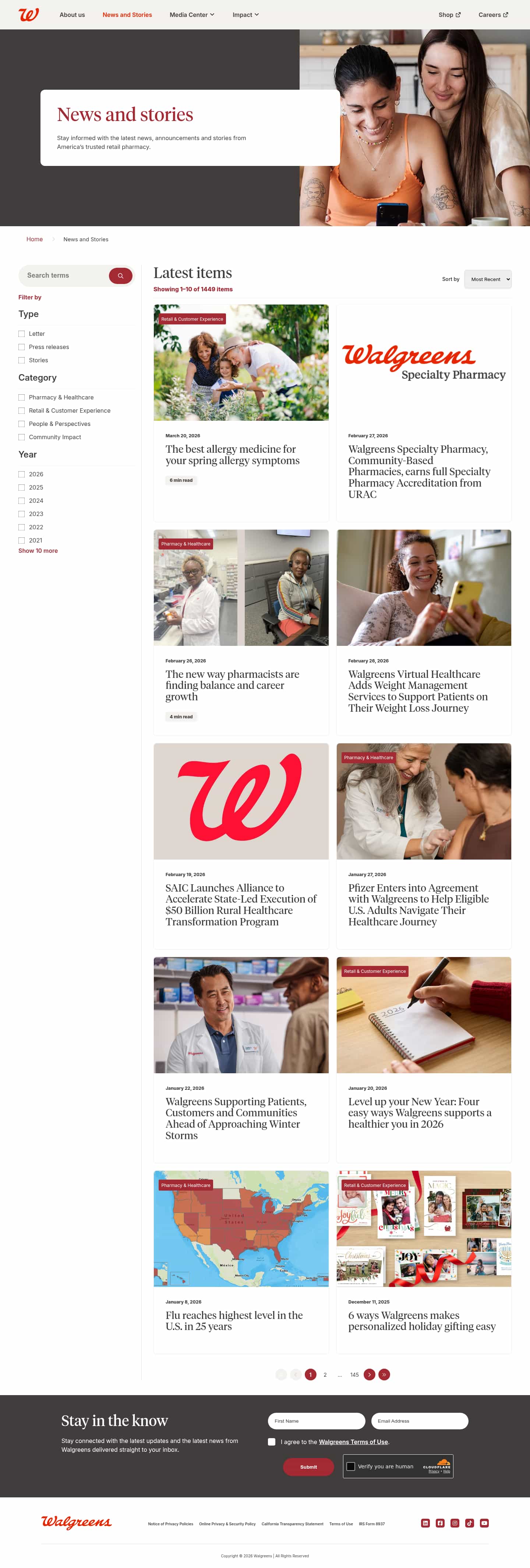 Latest website image capture