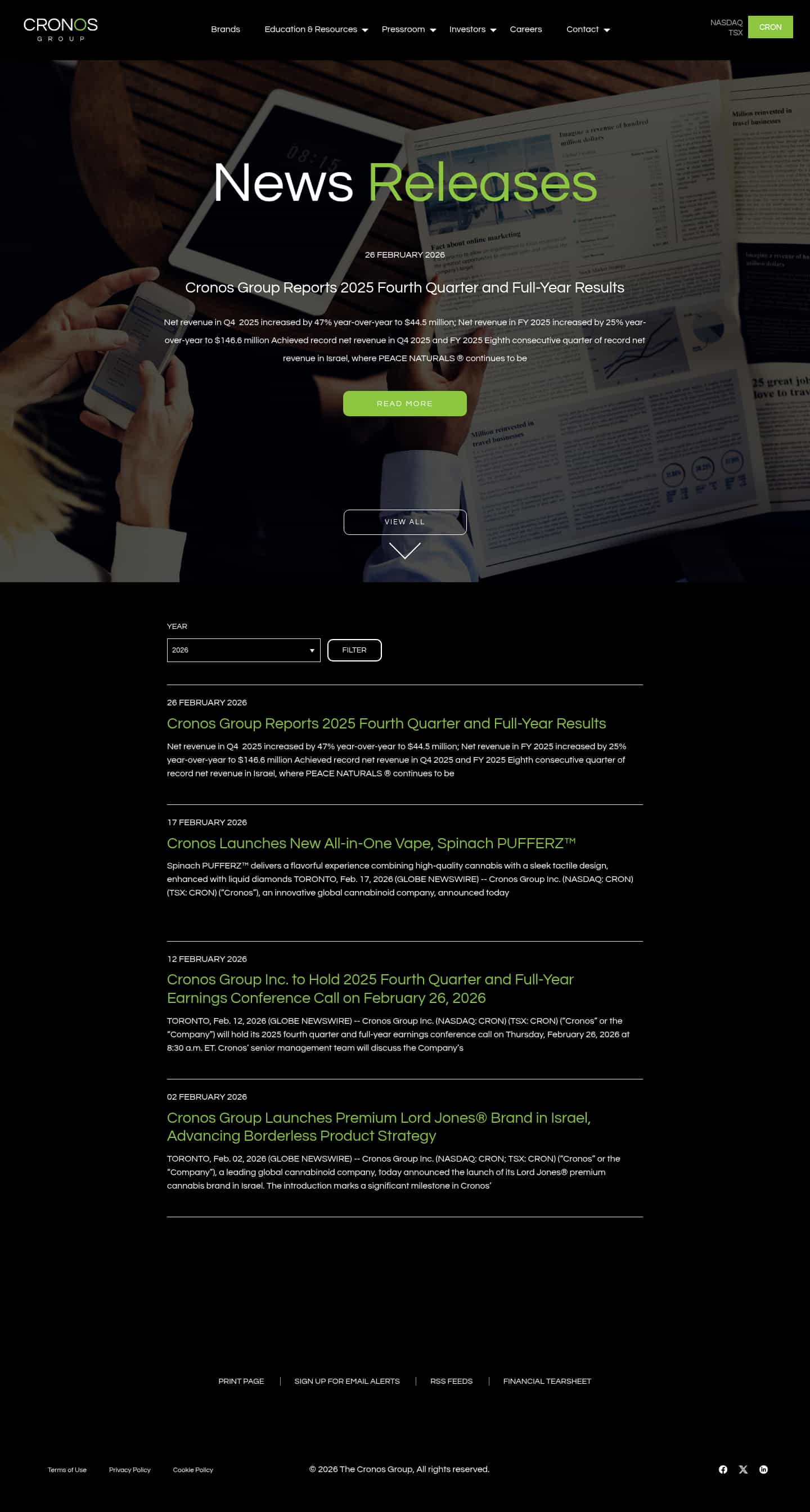 Latest website image capture