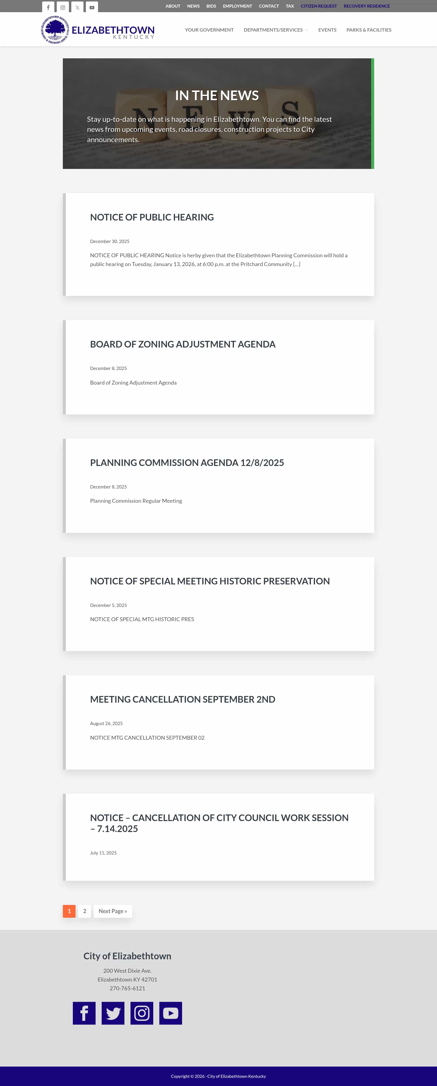 Latest website image capture