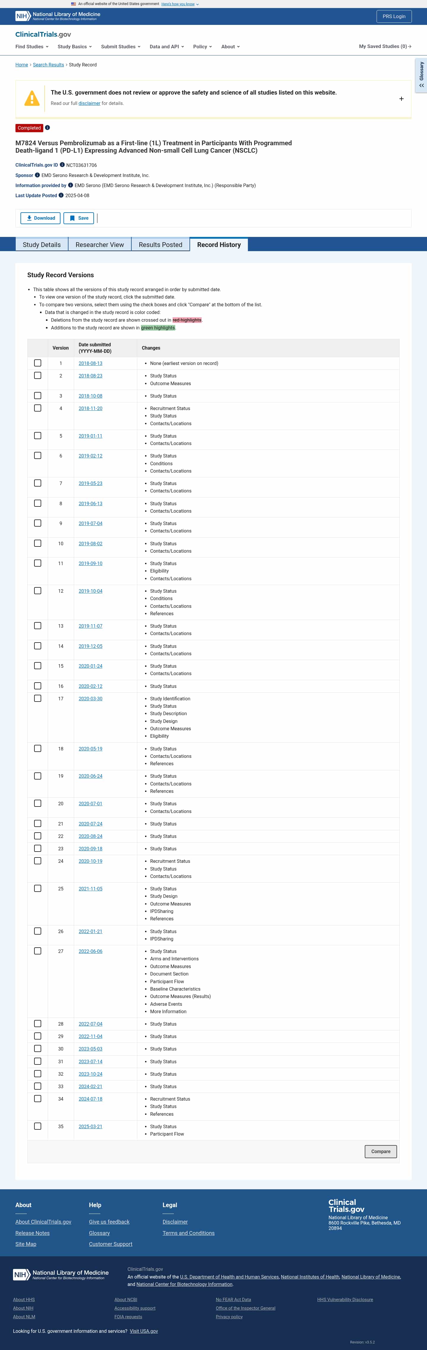 Latest website image capture