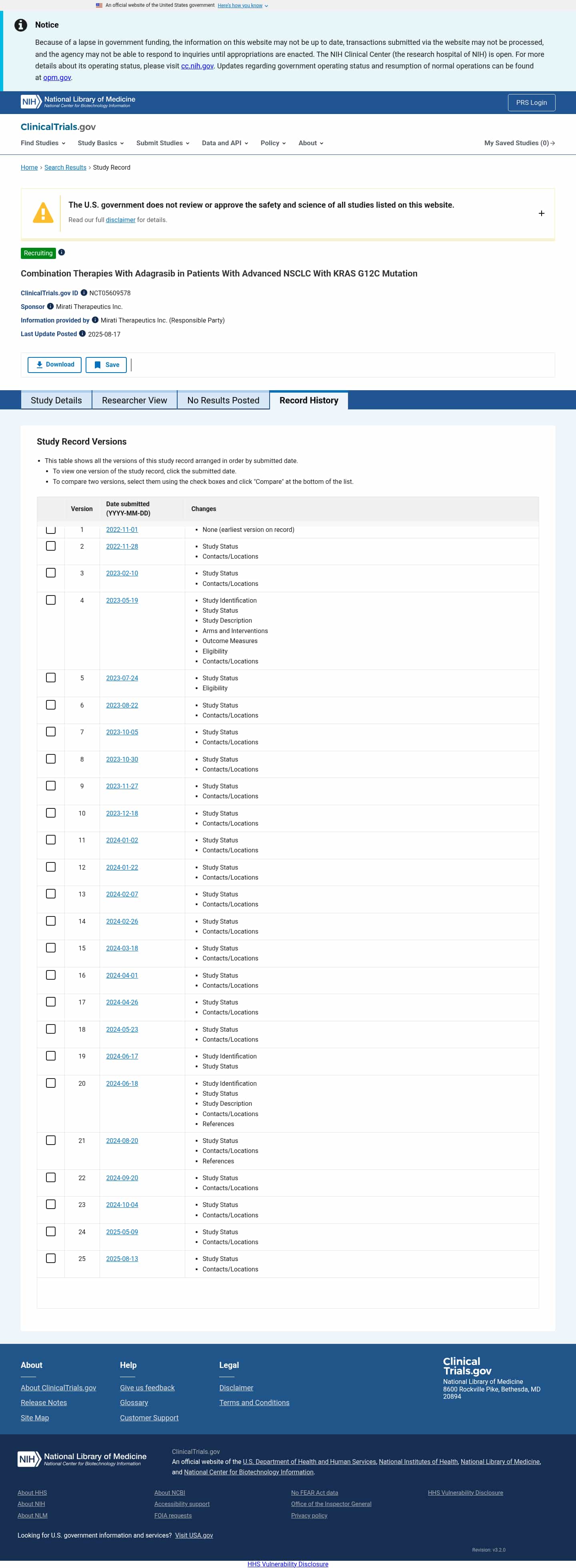 Latest website image capture