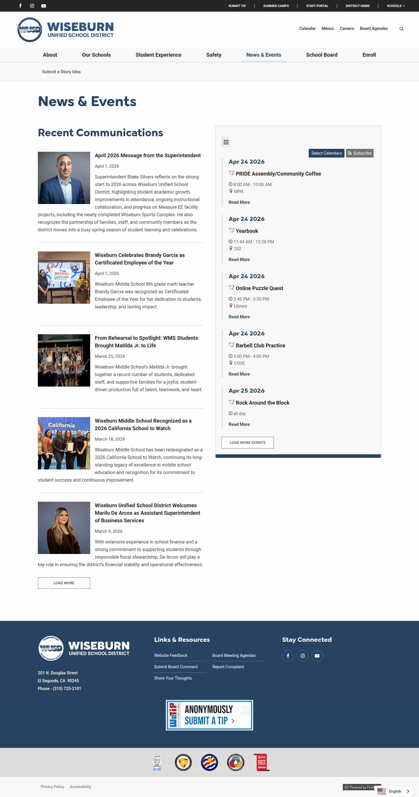 Latest website image capture