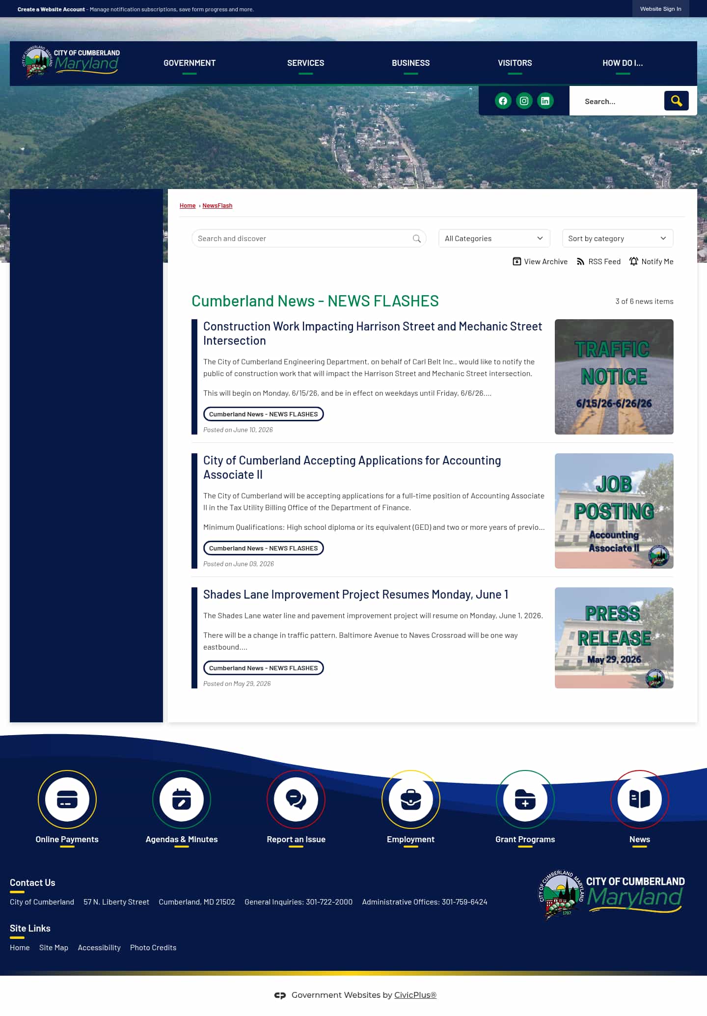 Latest website image capture