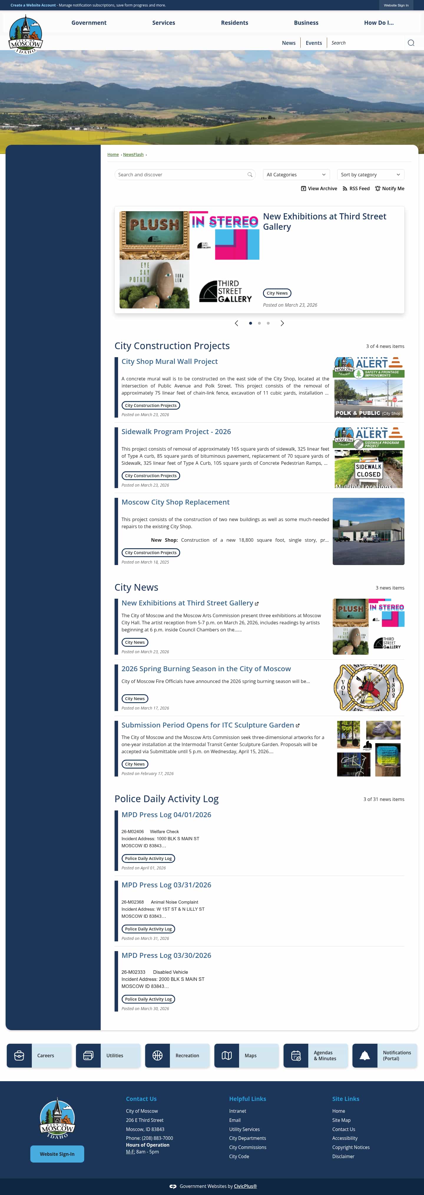 Latest website image capture