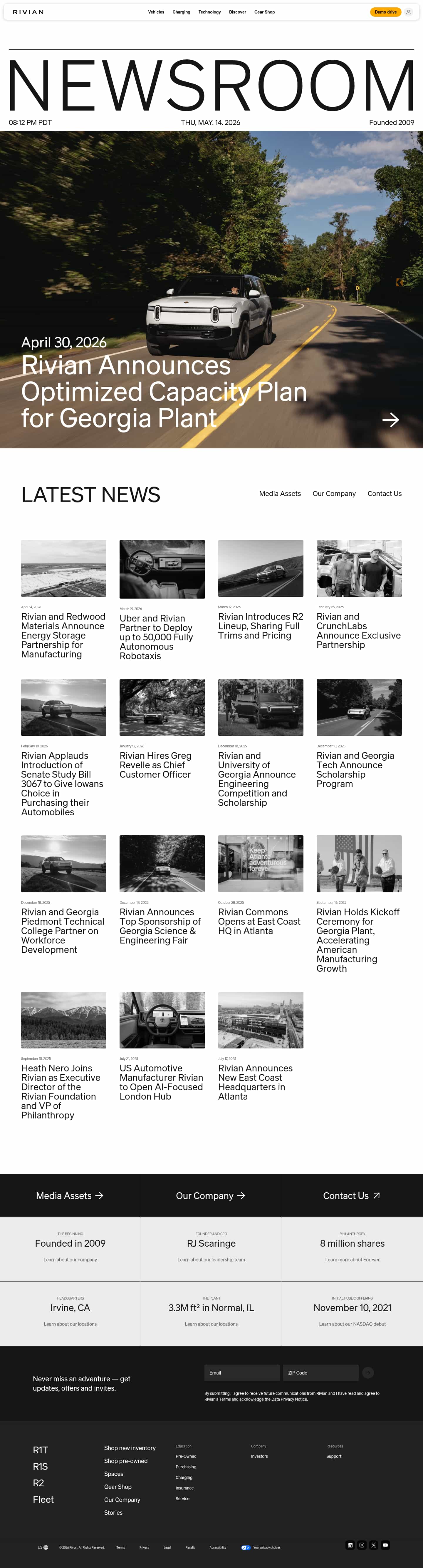 Latest website image capture
