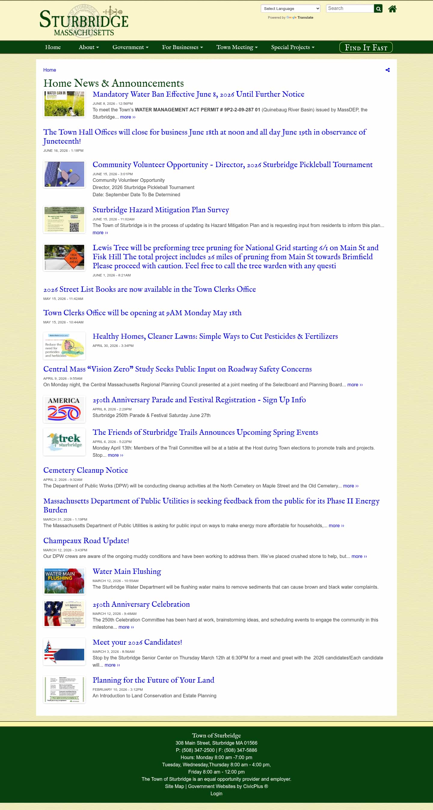 Latest website image capture