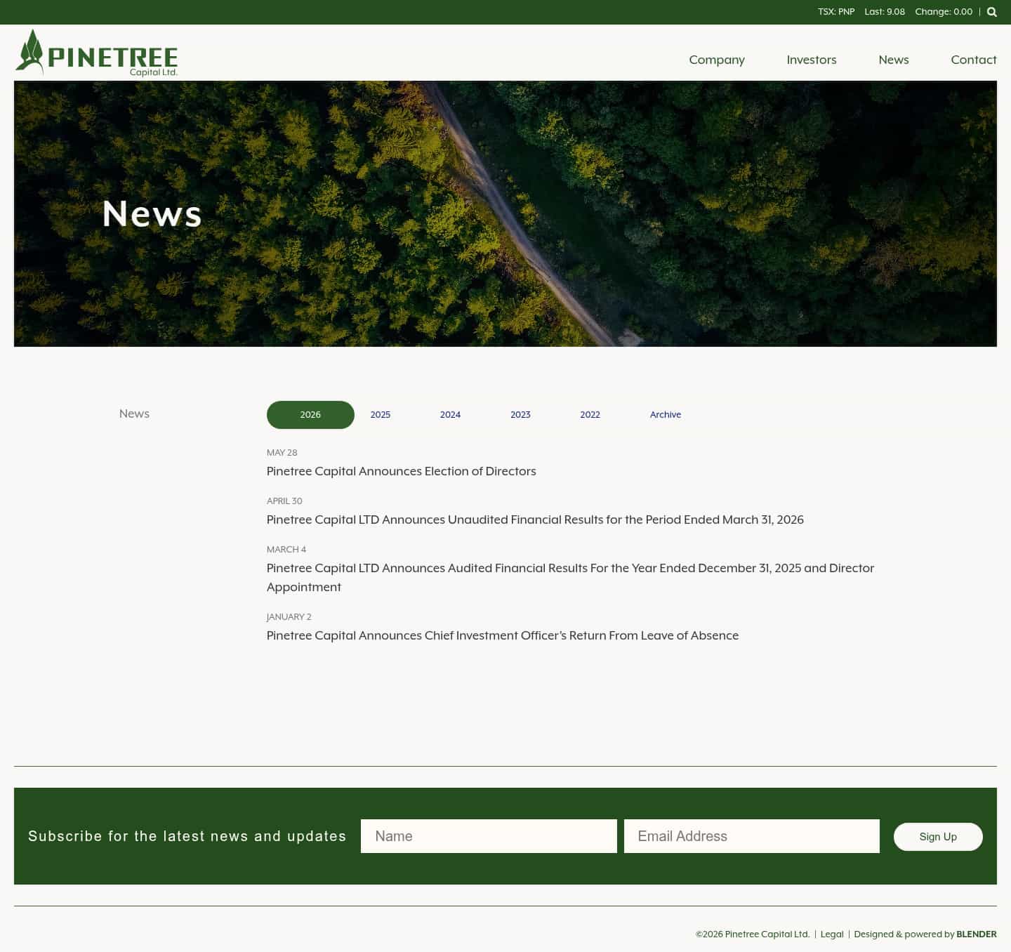 Latest website image capture