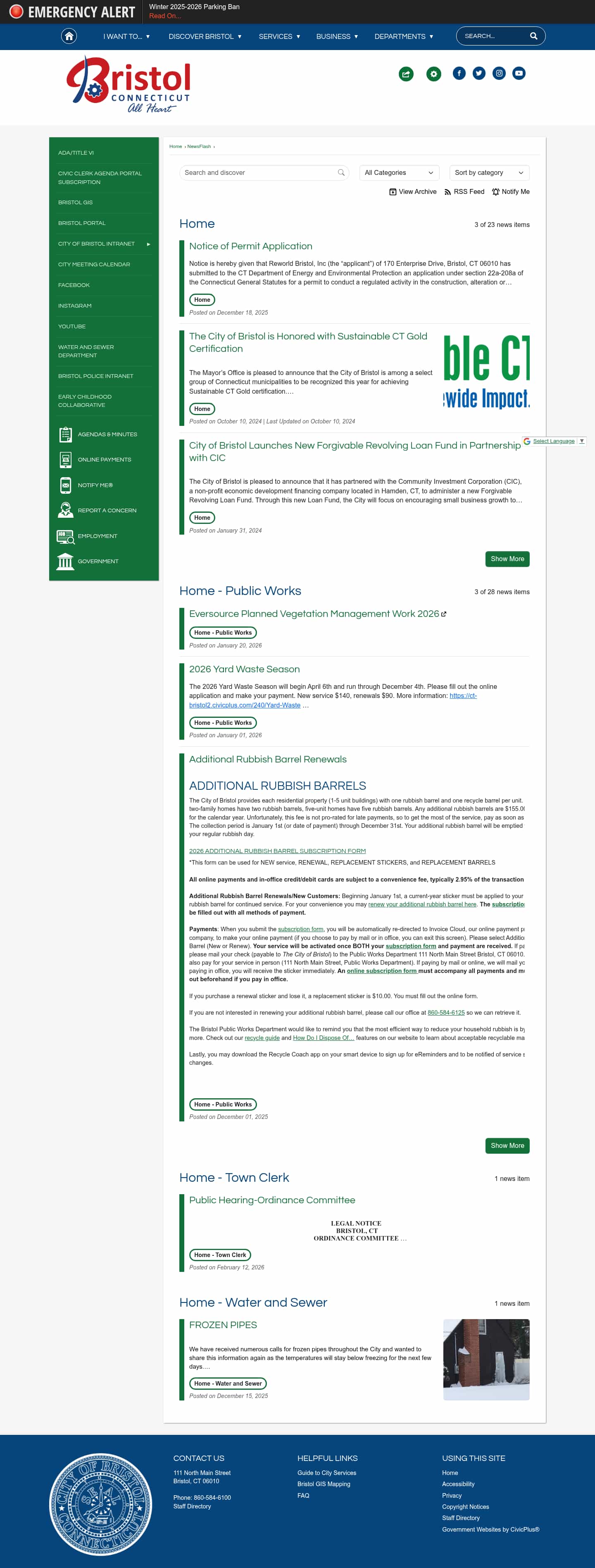 Latest website image capture