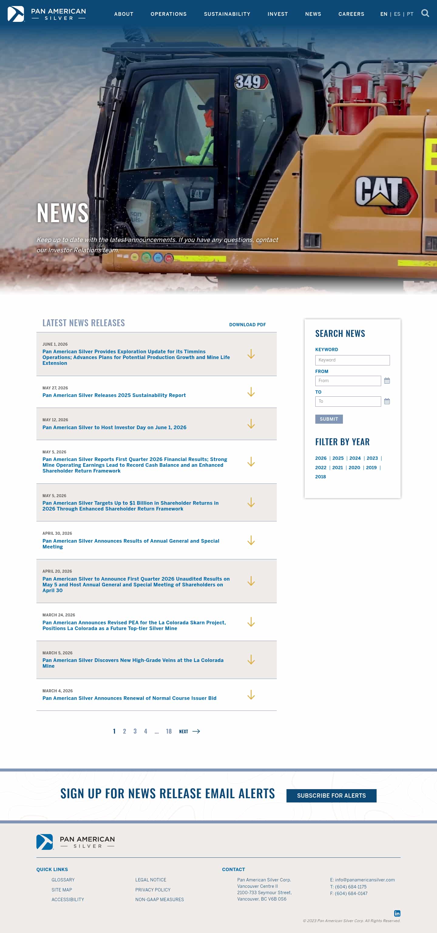 Latest website image capture