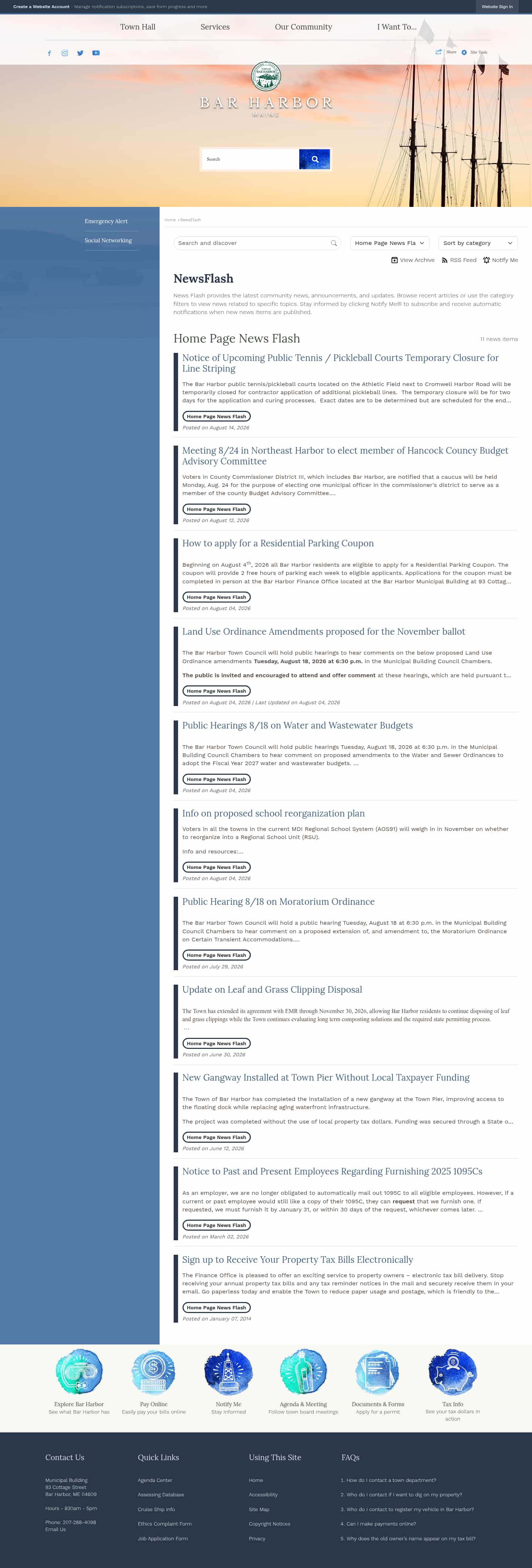 Latest website image capture