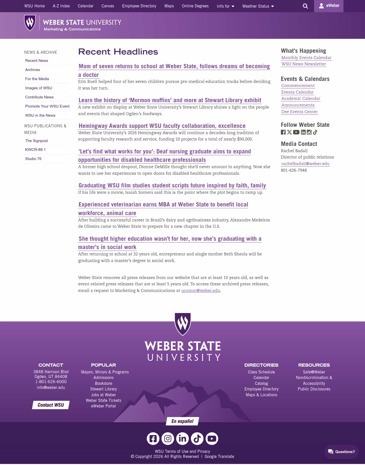 Latest website image capture