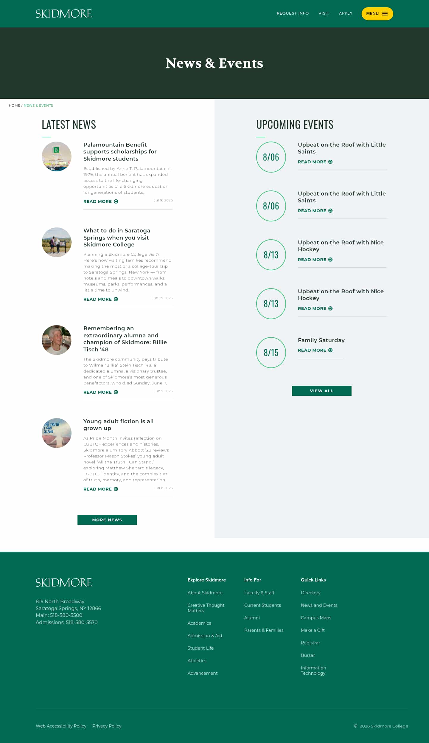 Latest website image capture