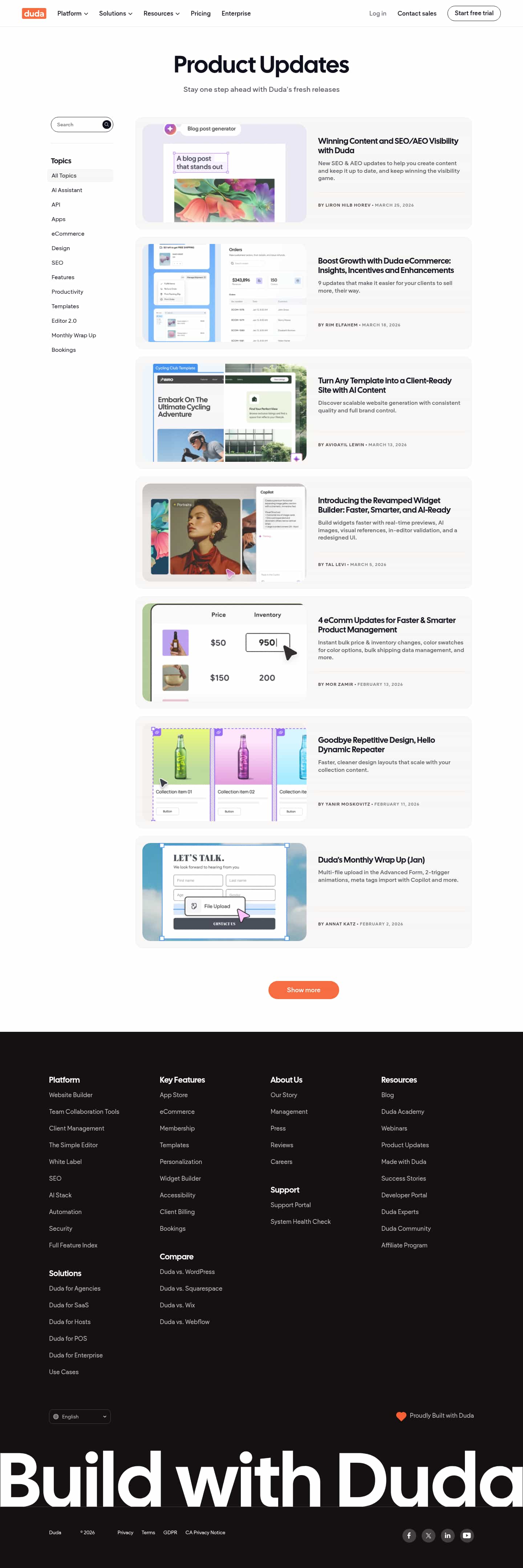 Latest website image capture