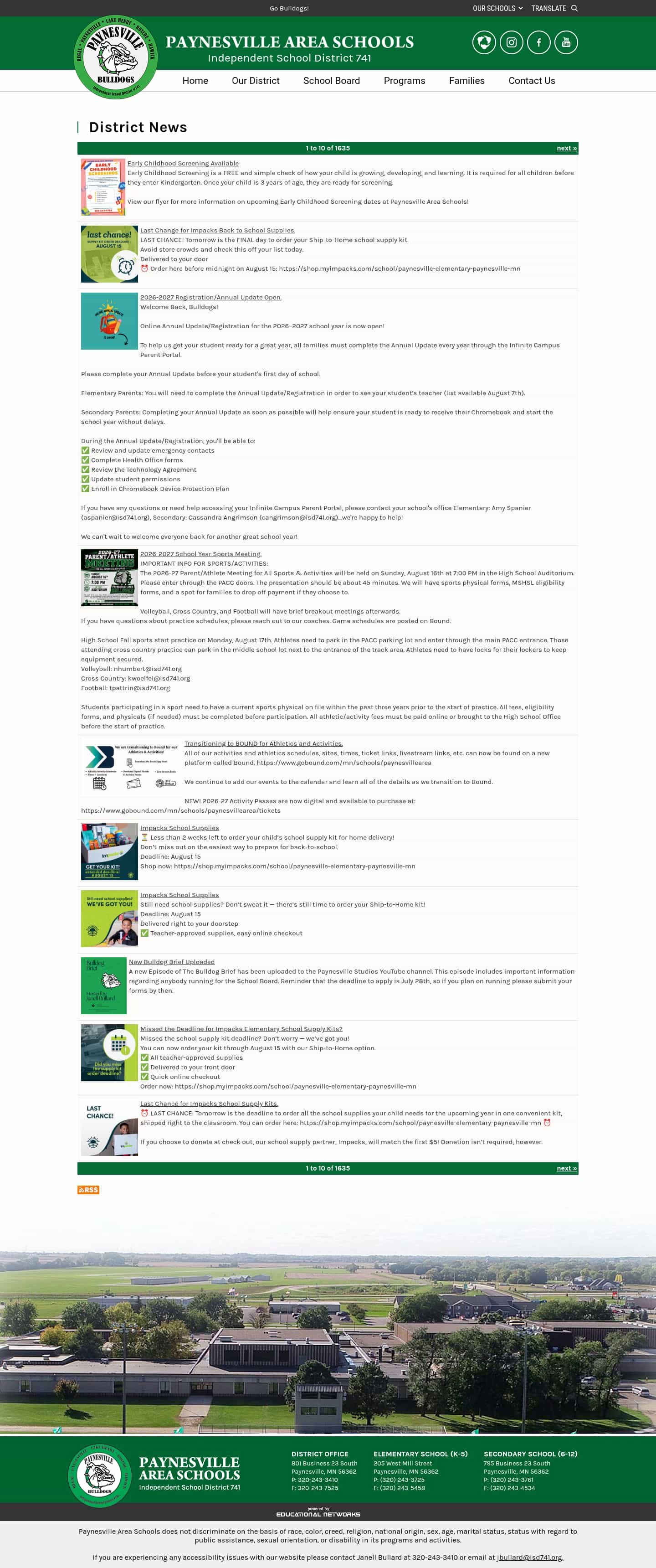 Latest website image capture