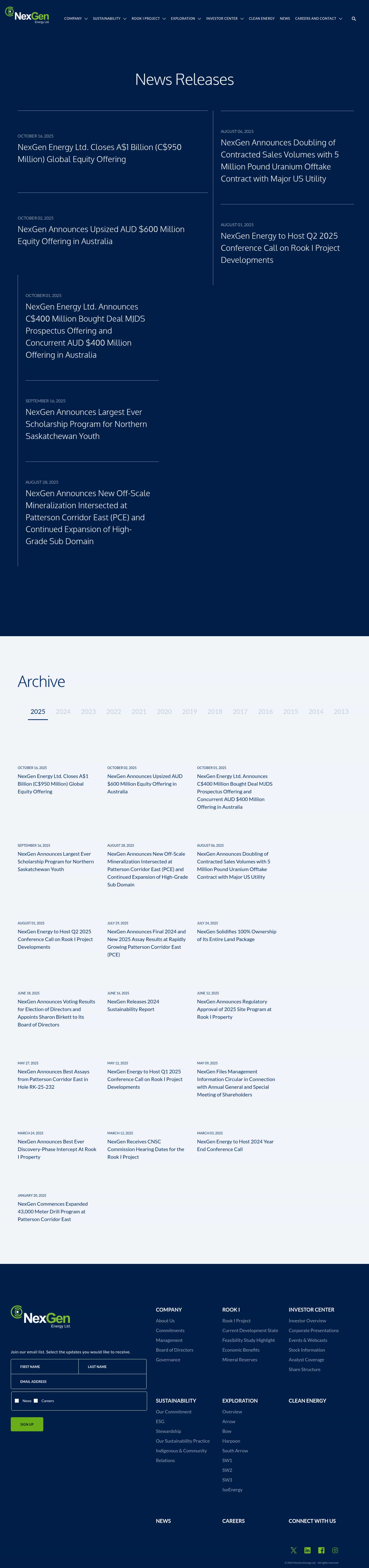 Latest website image capture