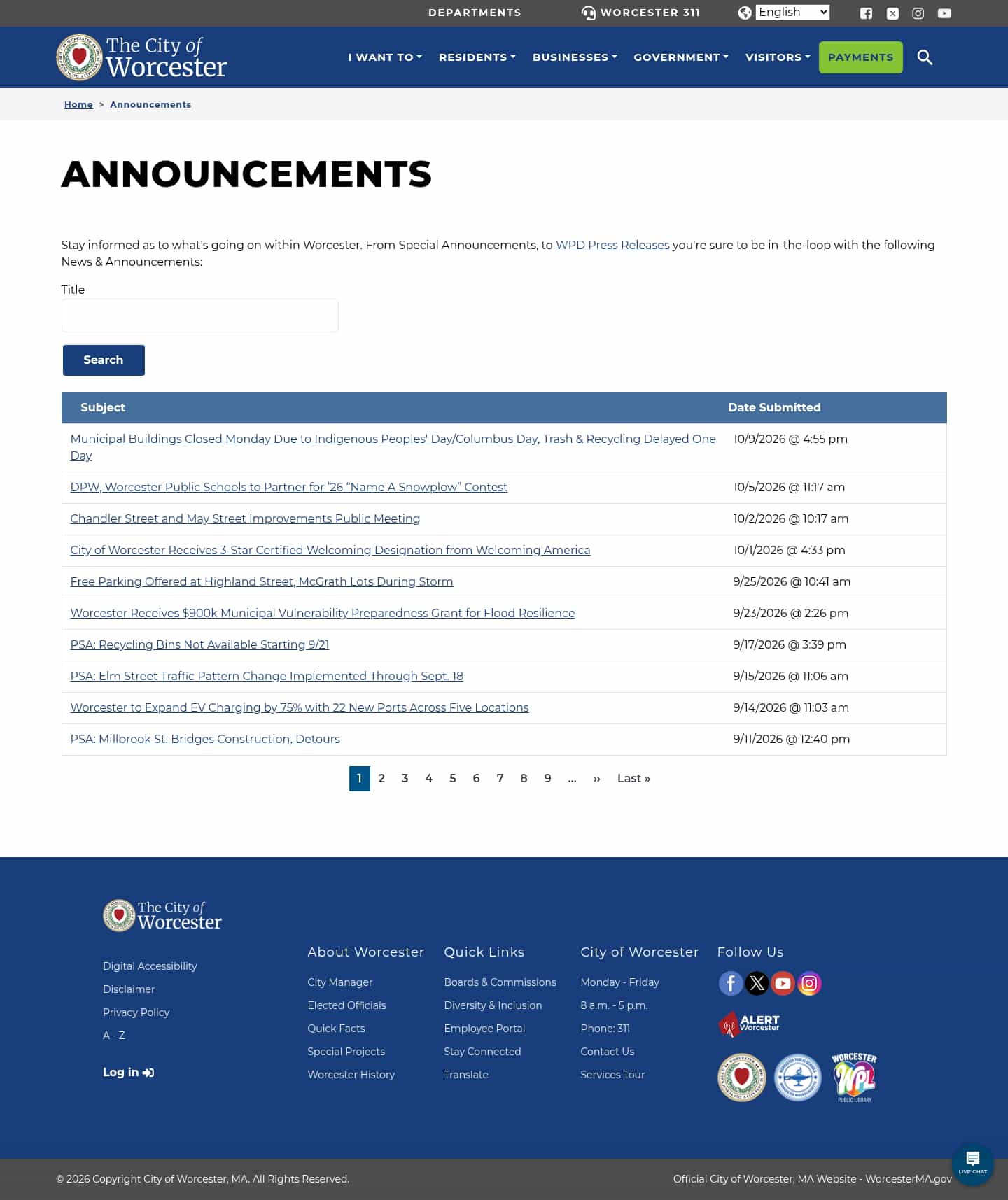 Latest website image capture