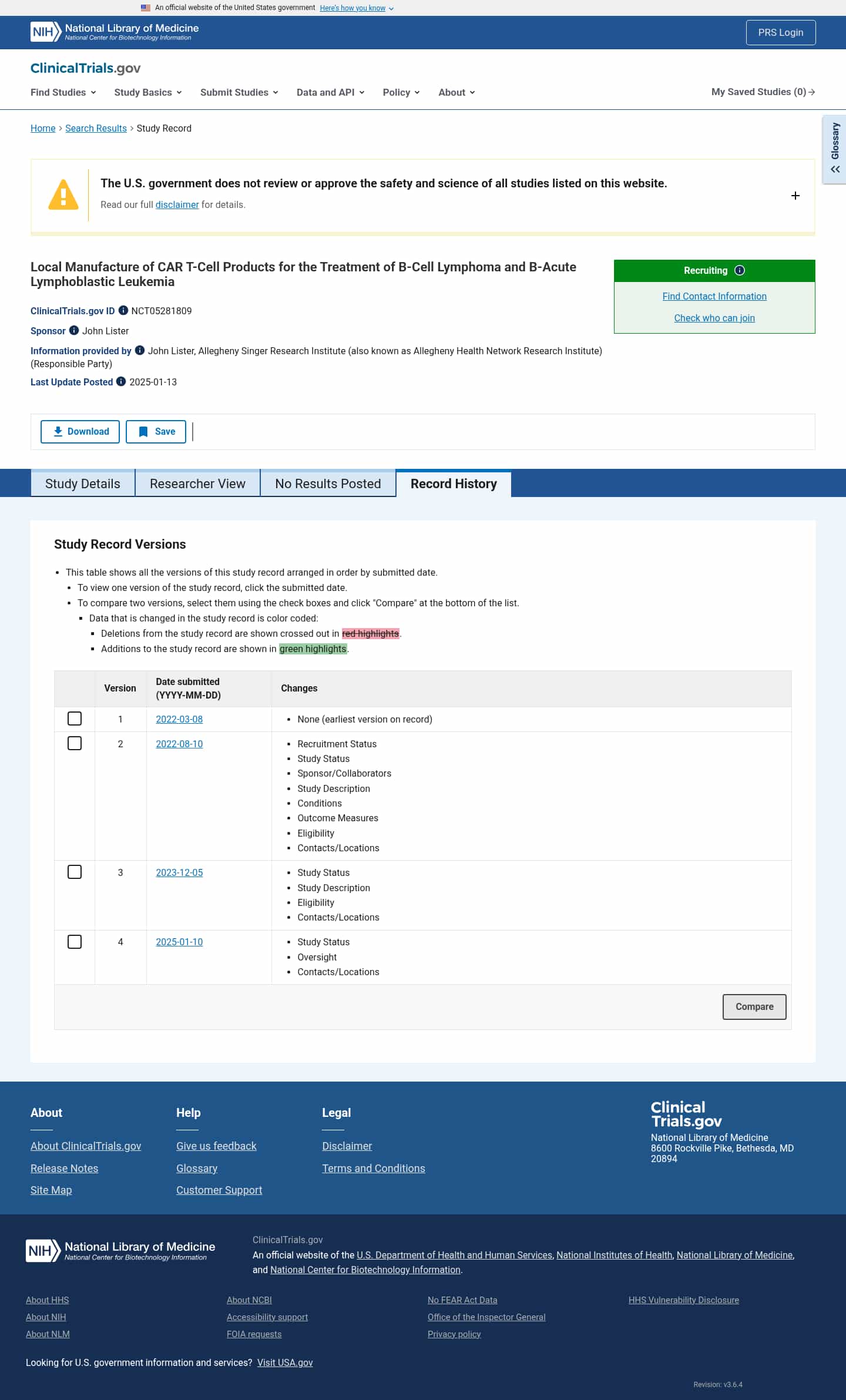 Latest website image capture