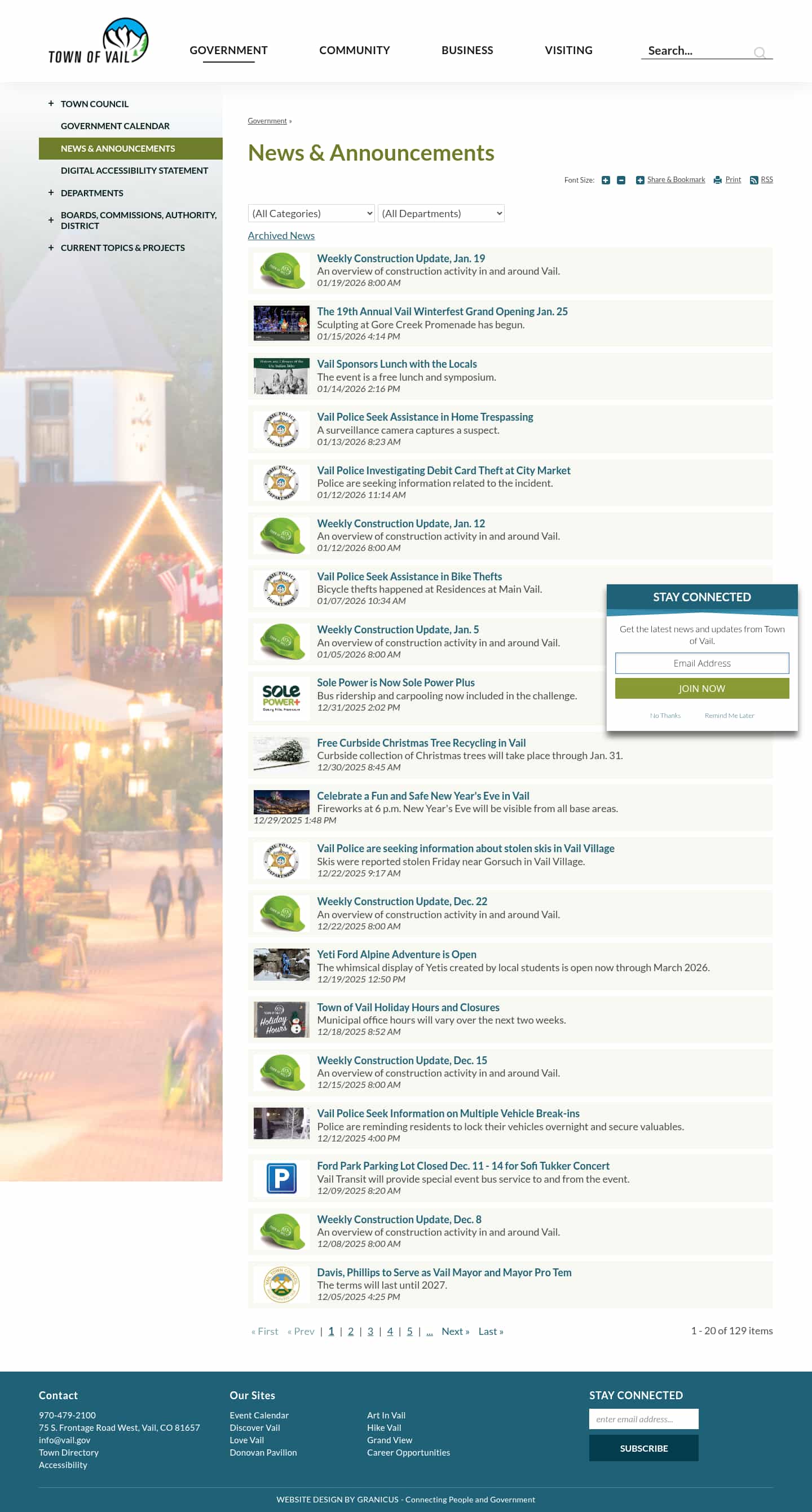 Latest website image capture