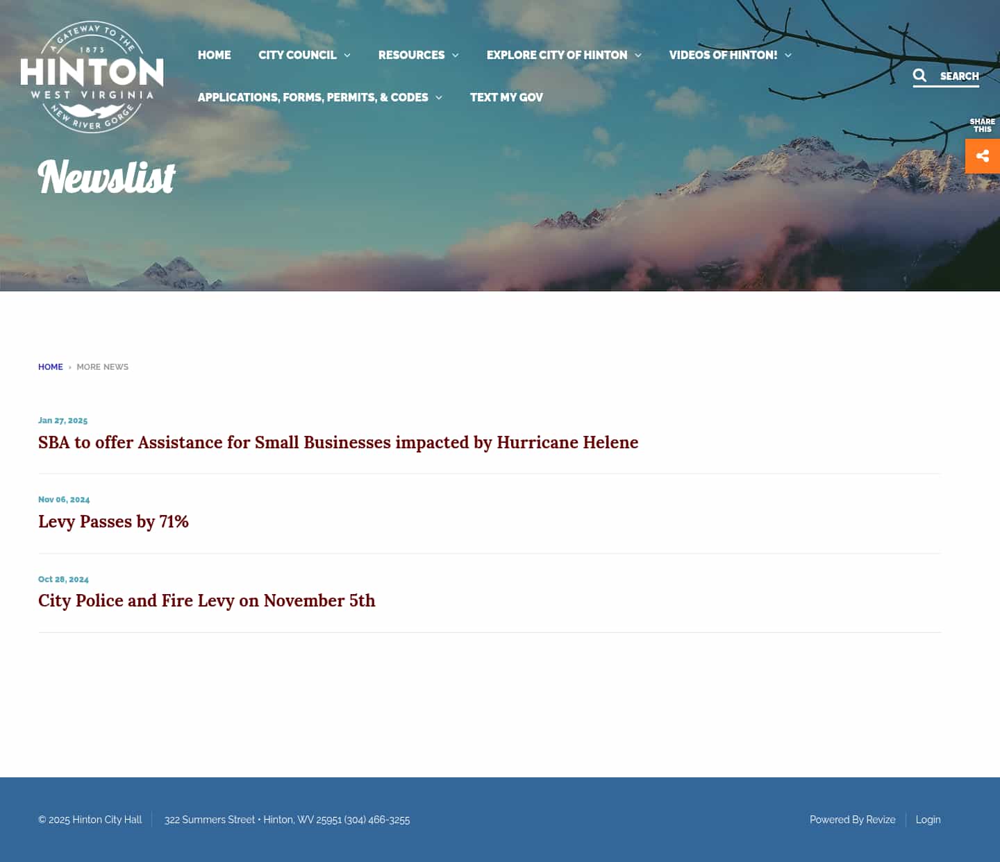 Latest website image capture