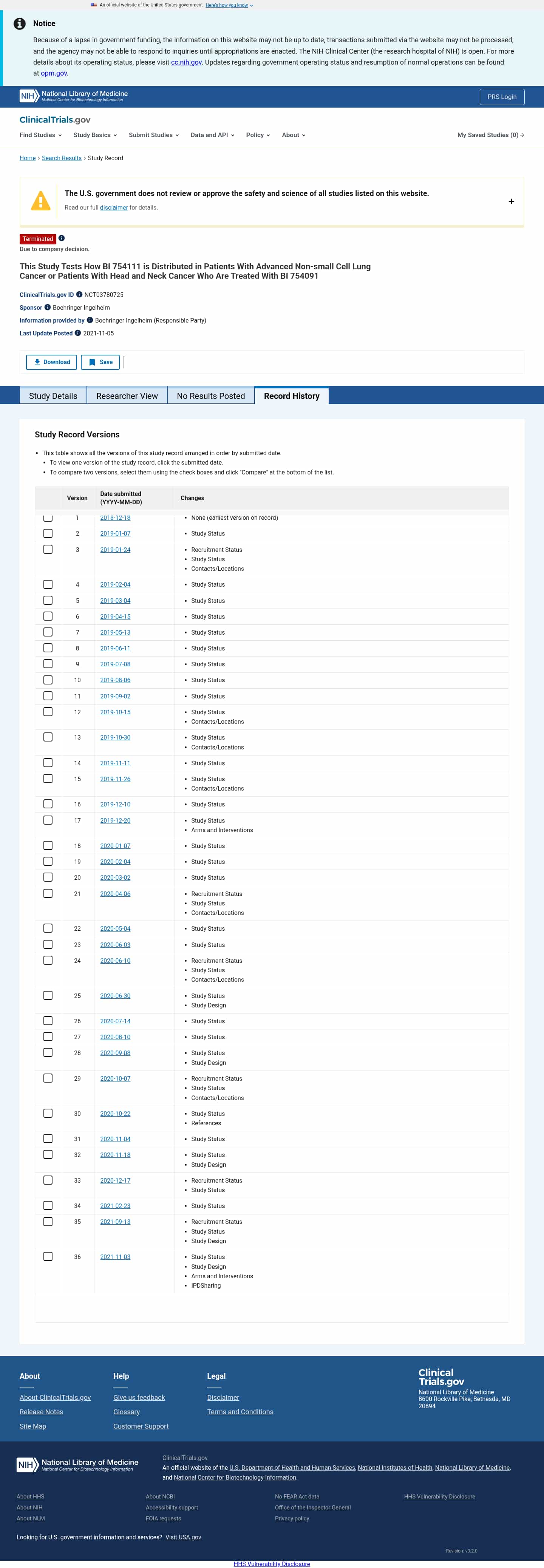 Latest website image capture
