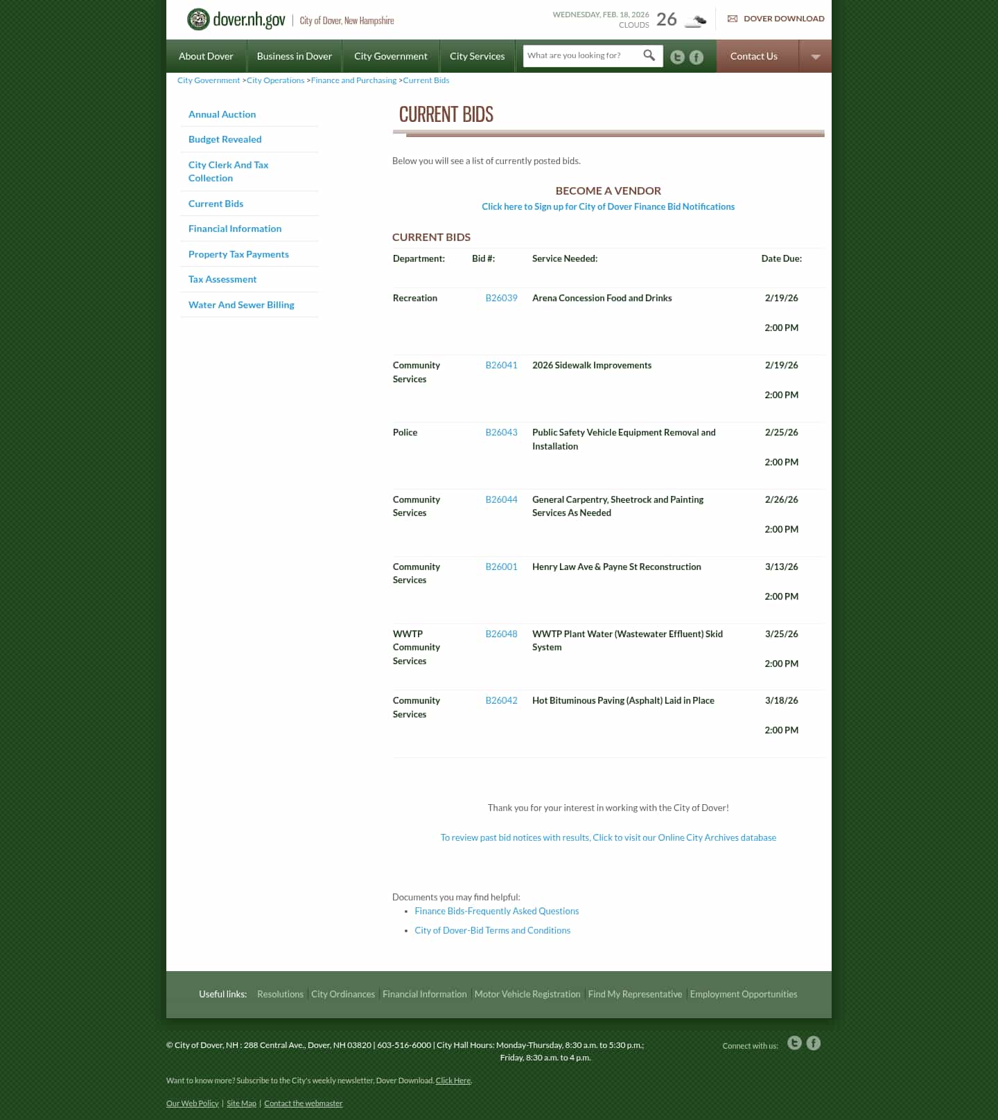 Latest website image capture