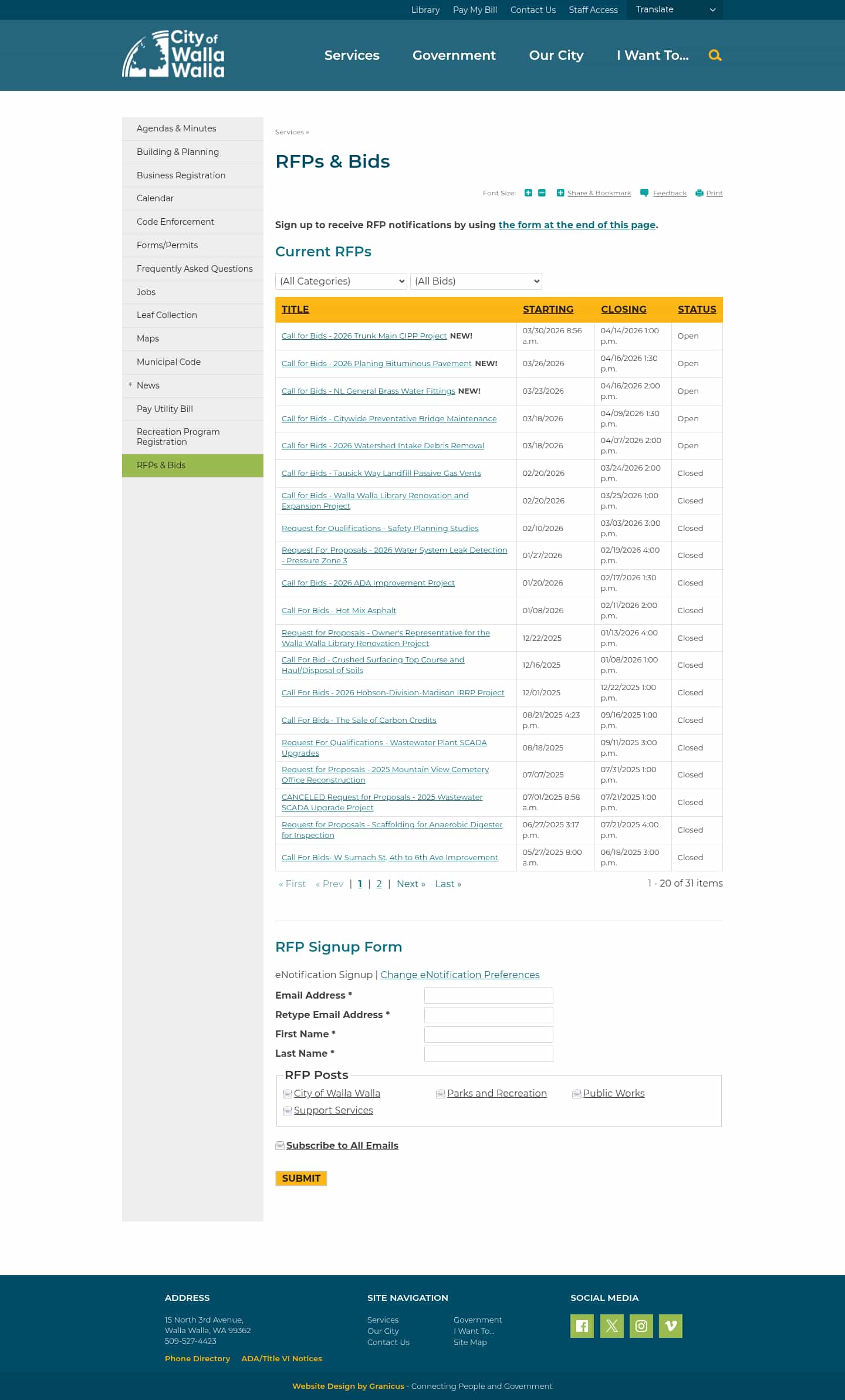 Latest website image capture