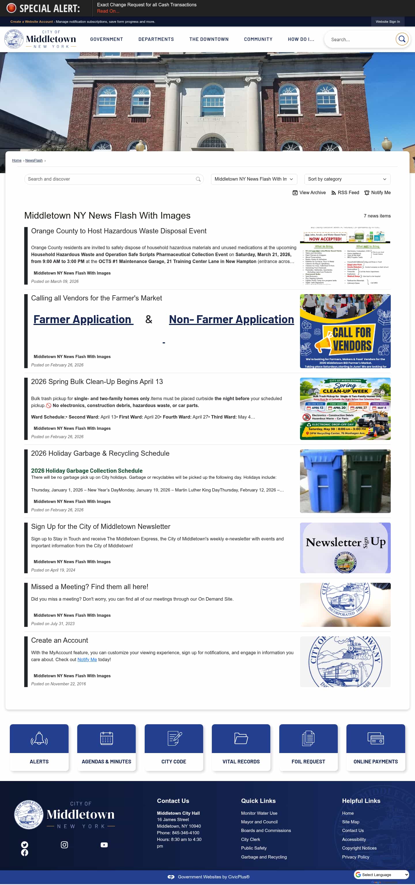 Latest website image capture