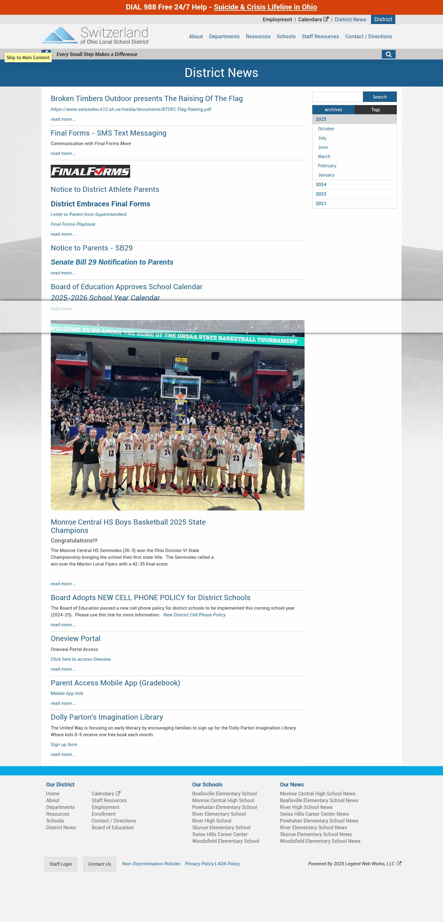 Latest website image capture