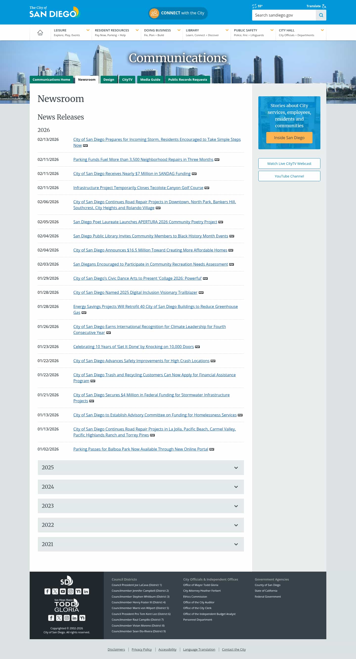 Latest website image capture