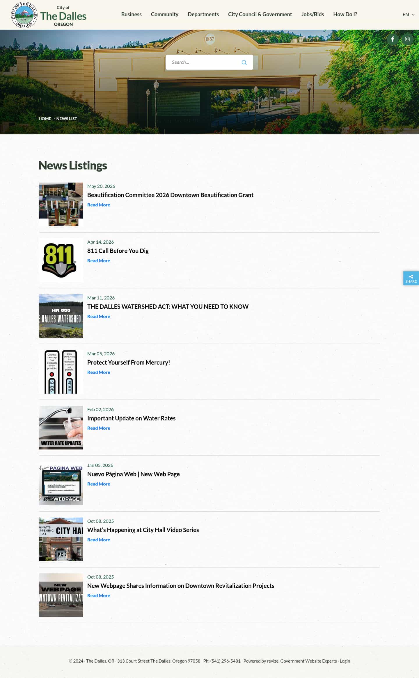 Latest website image capture