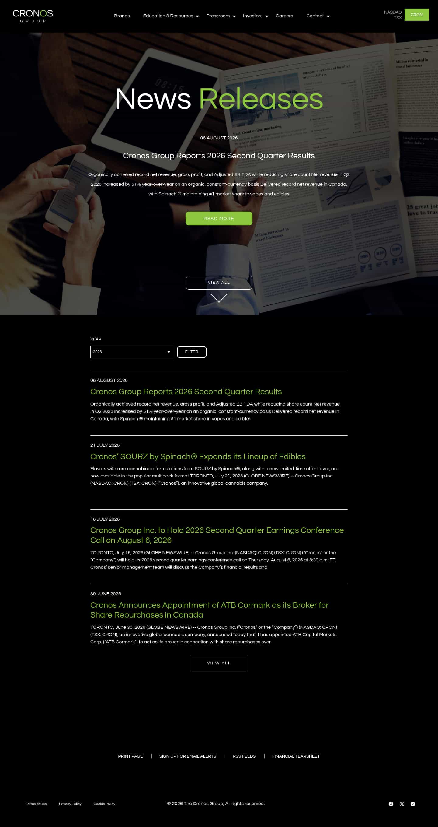 Latest website image capture