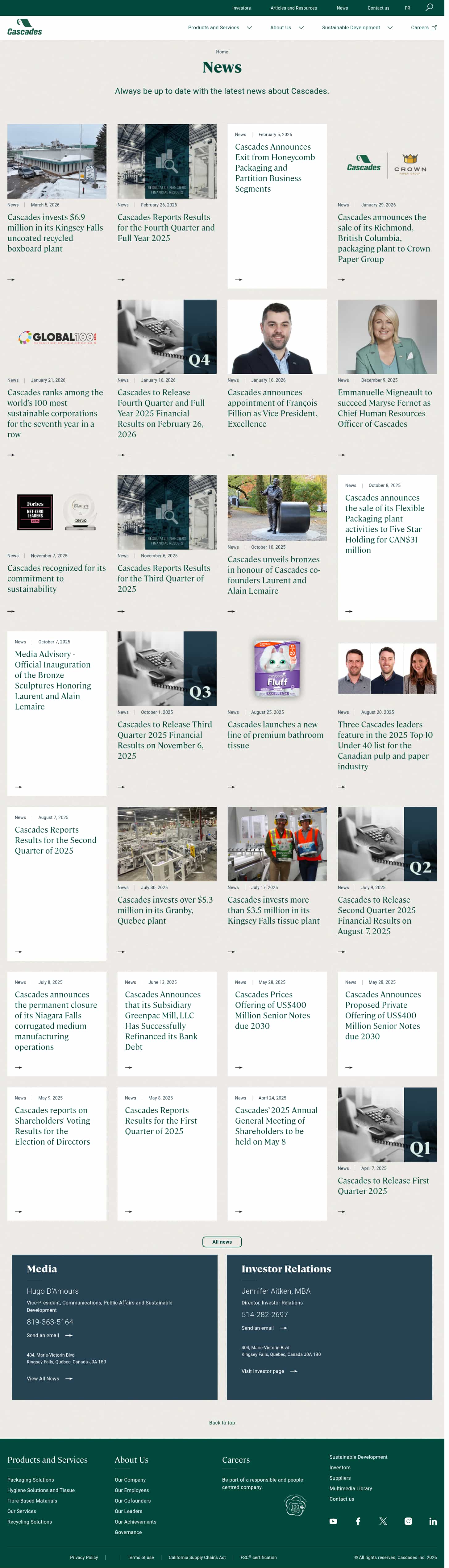 Latest website image capture