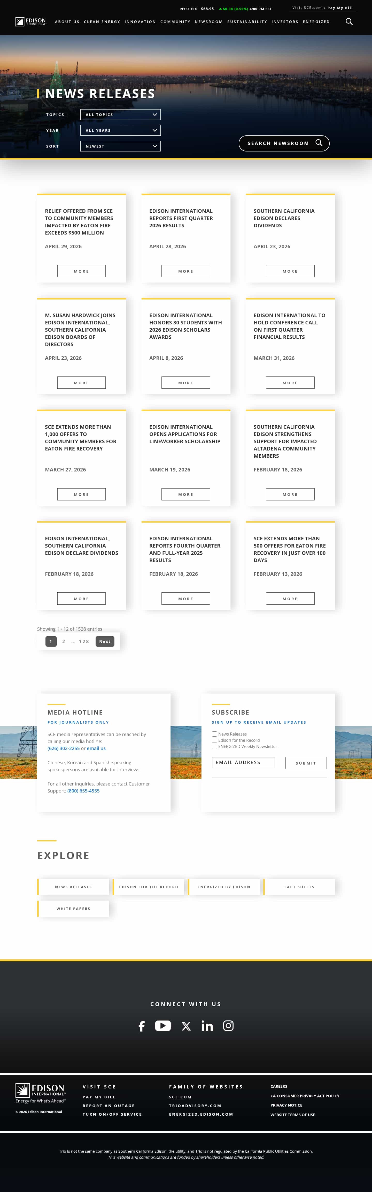 Latest website image capture