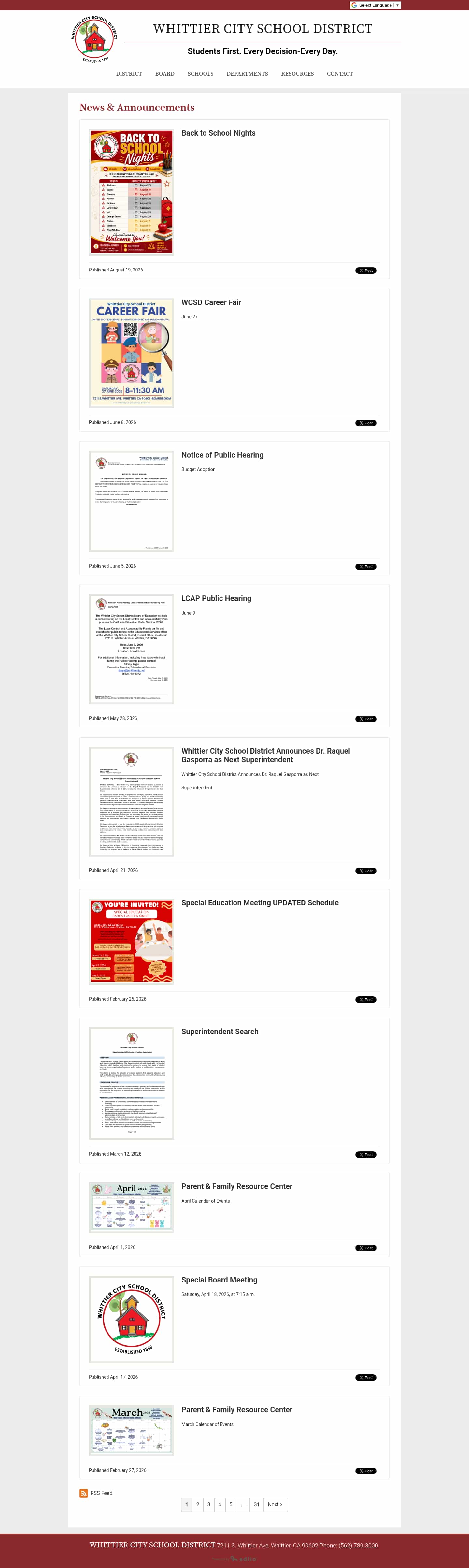 Latest website image capture