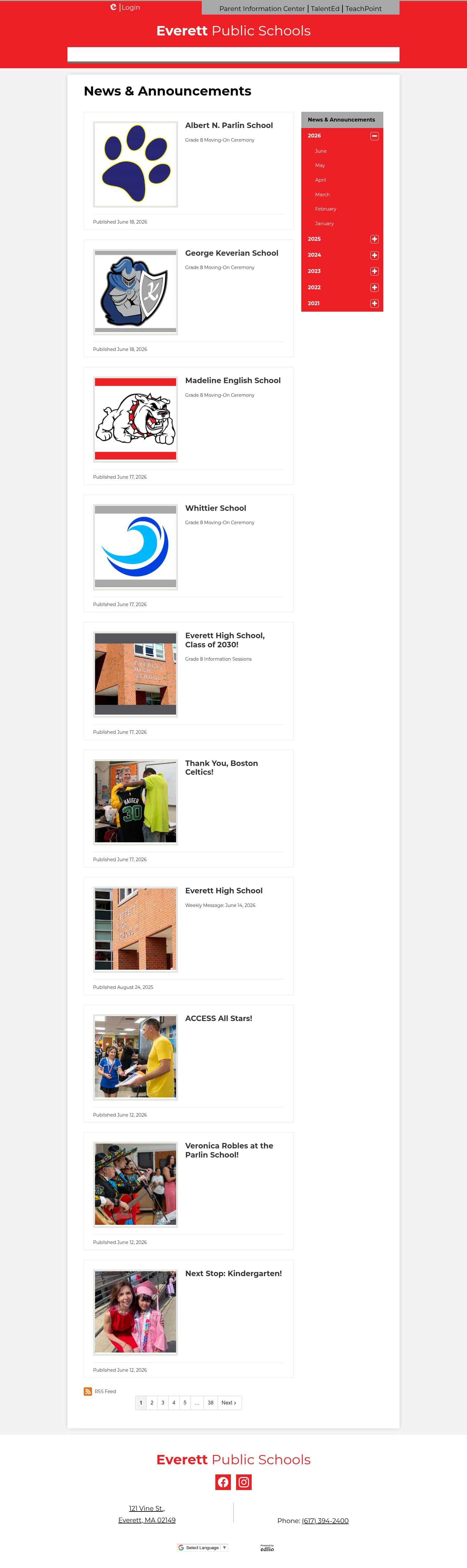 Latest website image capture