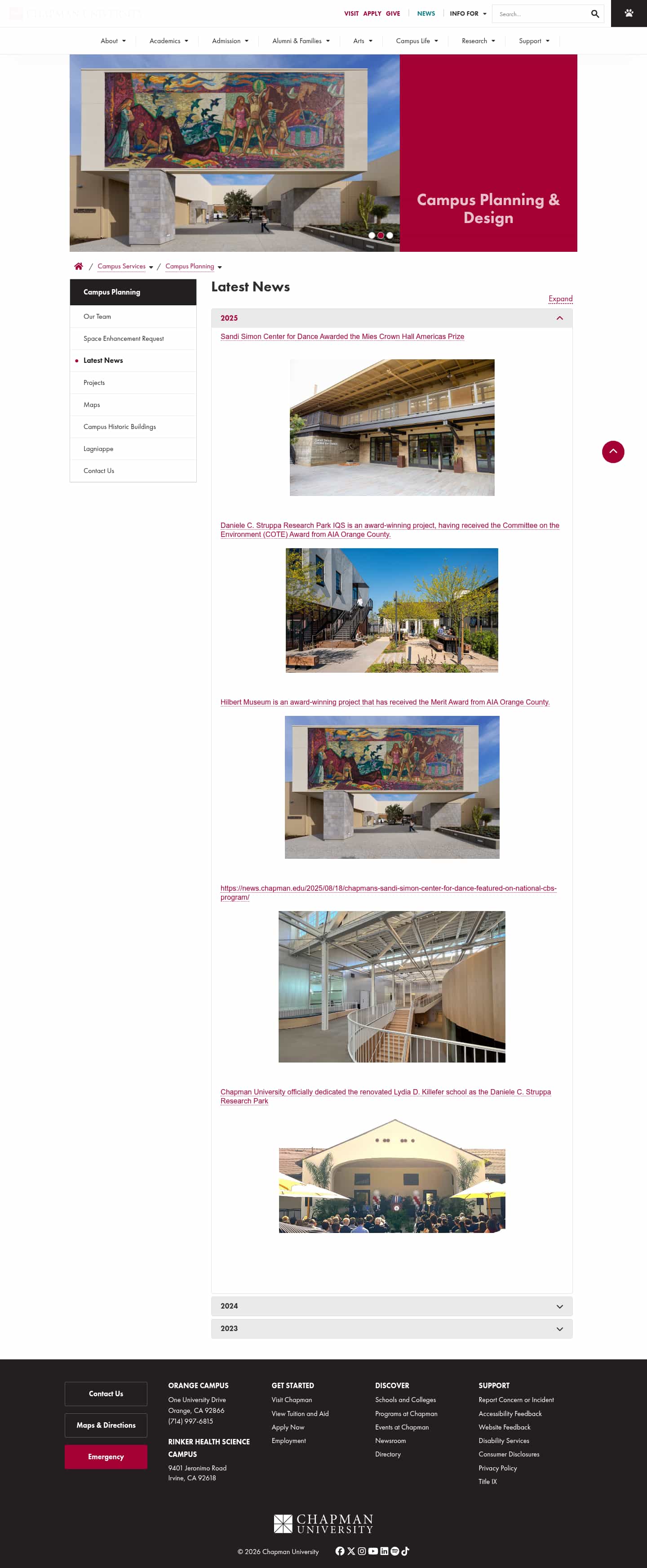 Latest website image capture