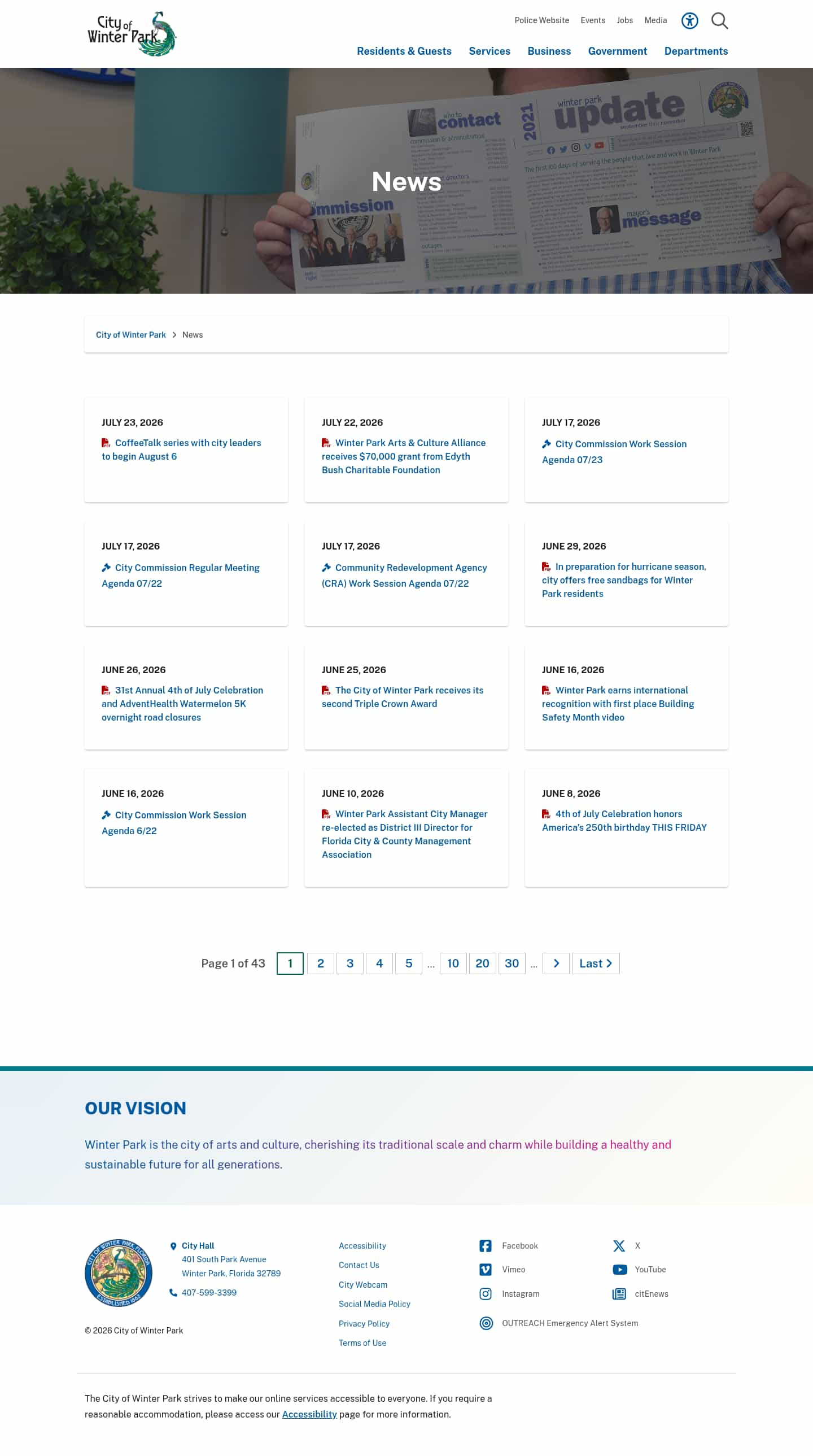 Latest website image capture